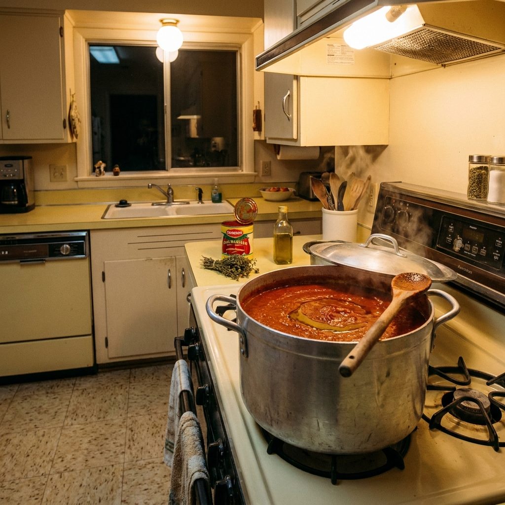 The Sunday Sauce That Started on Saturday Night