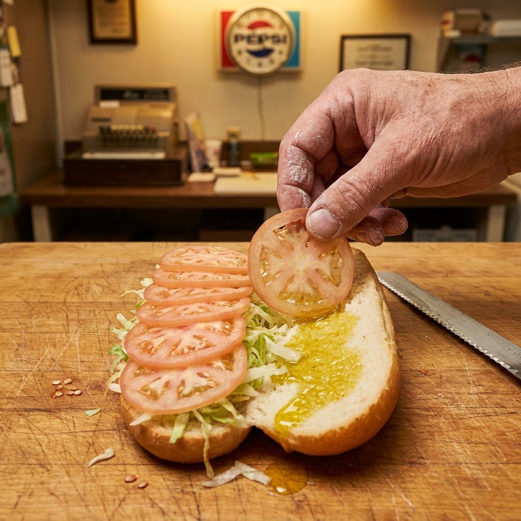 The Tomato Slices So Thin They Were Basically a Suggestion
