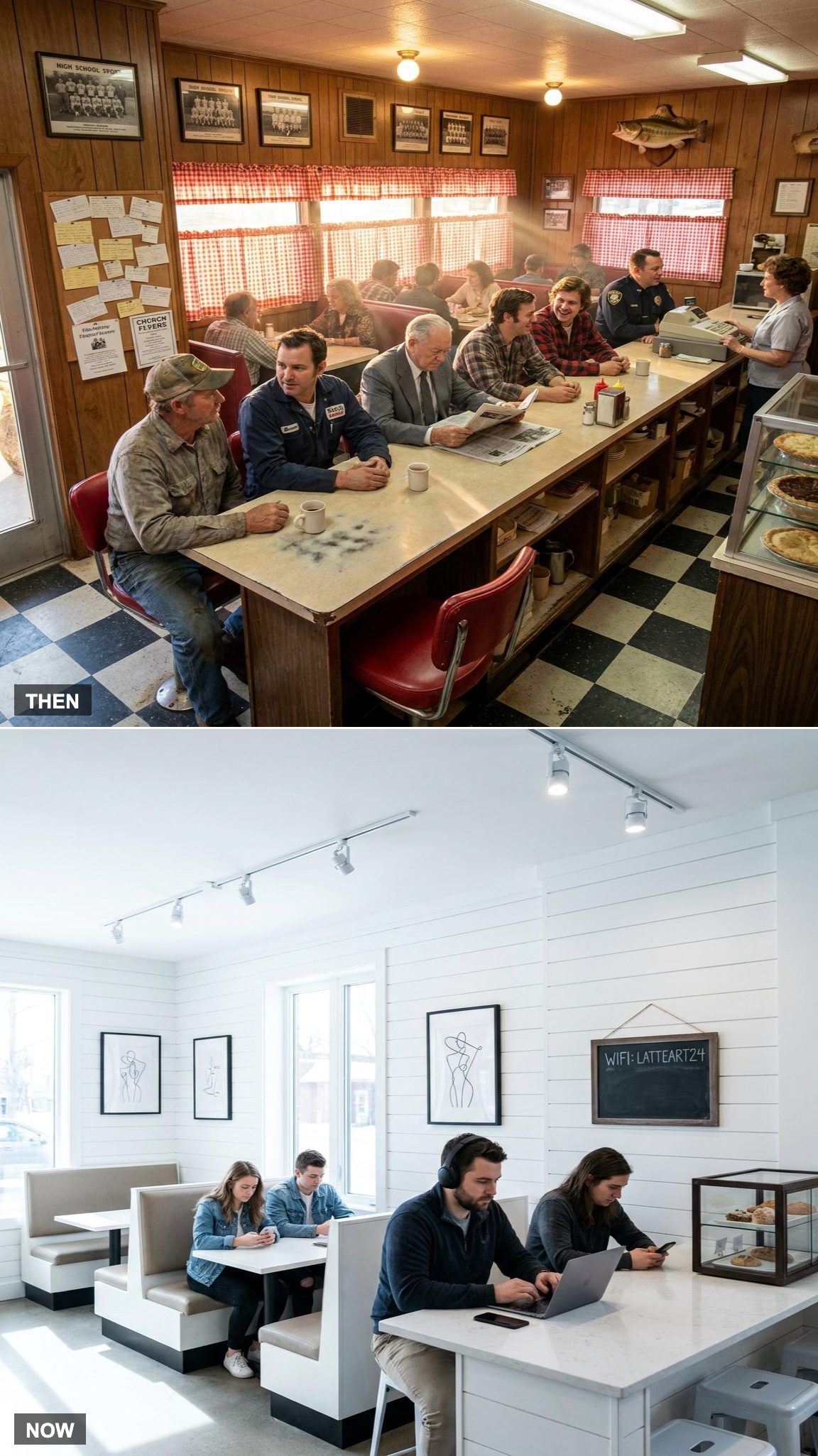 The Town's Living Room Had Booths and Bad Coffee