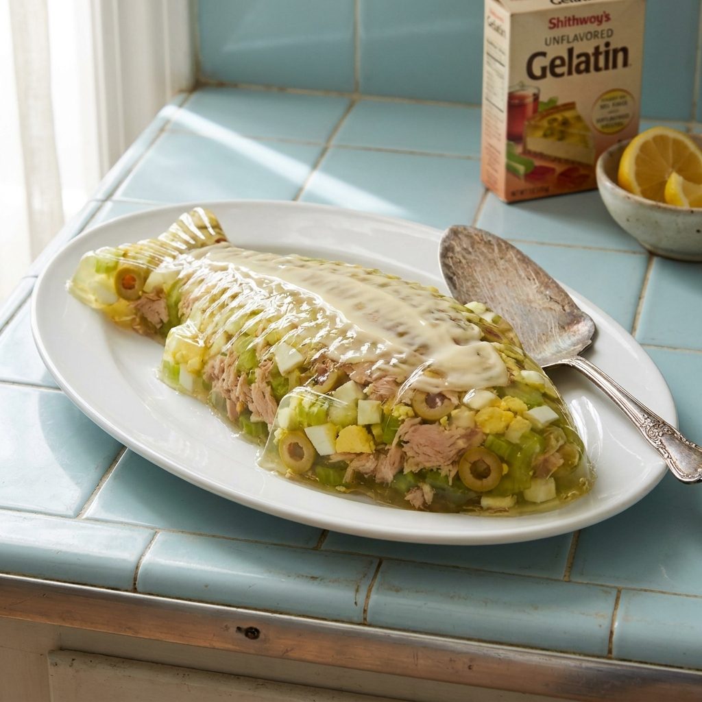 The Tuna and Celery Gelatin Salad Nobody Talks About Anymore