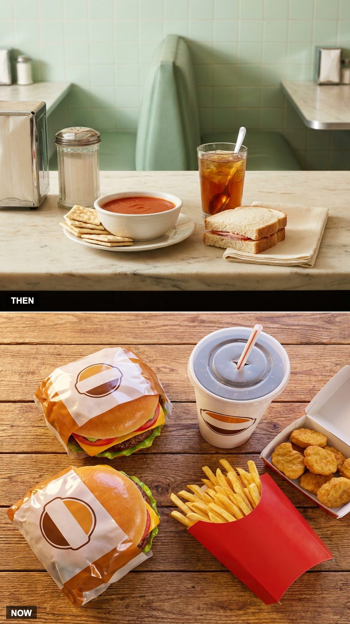 The Twenty-Minute Fountain Lunch vs. the Combo Meal in a Bag