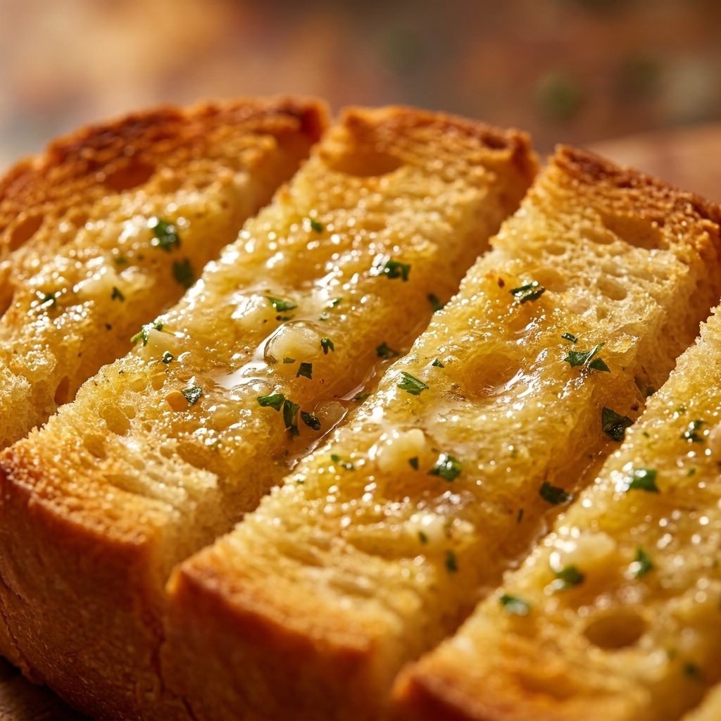 The Way the Garlic Butter Pooled in the Score Marks When You Cut It Thick