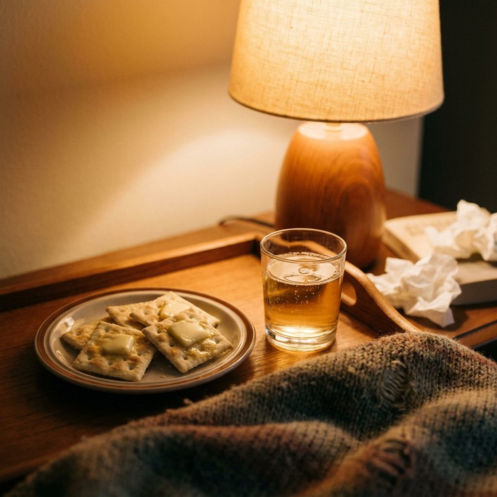 What Buttered Saltines Can Bring Back About Being Sick as a Kid