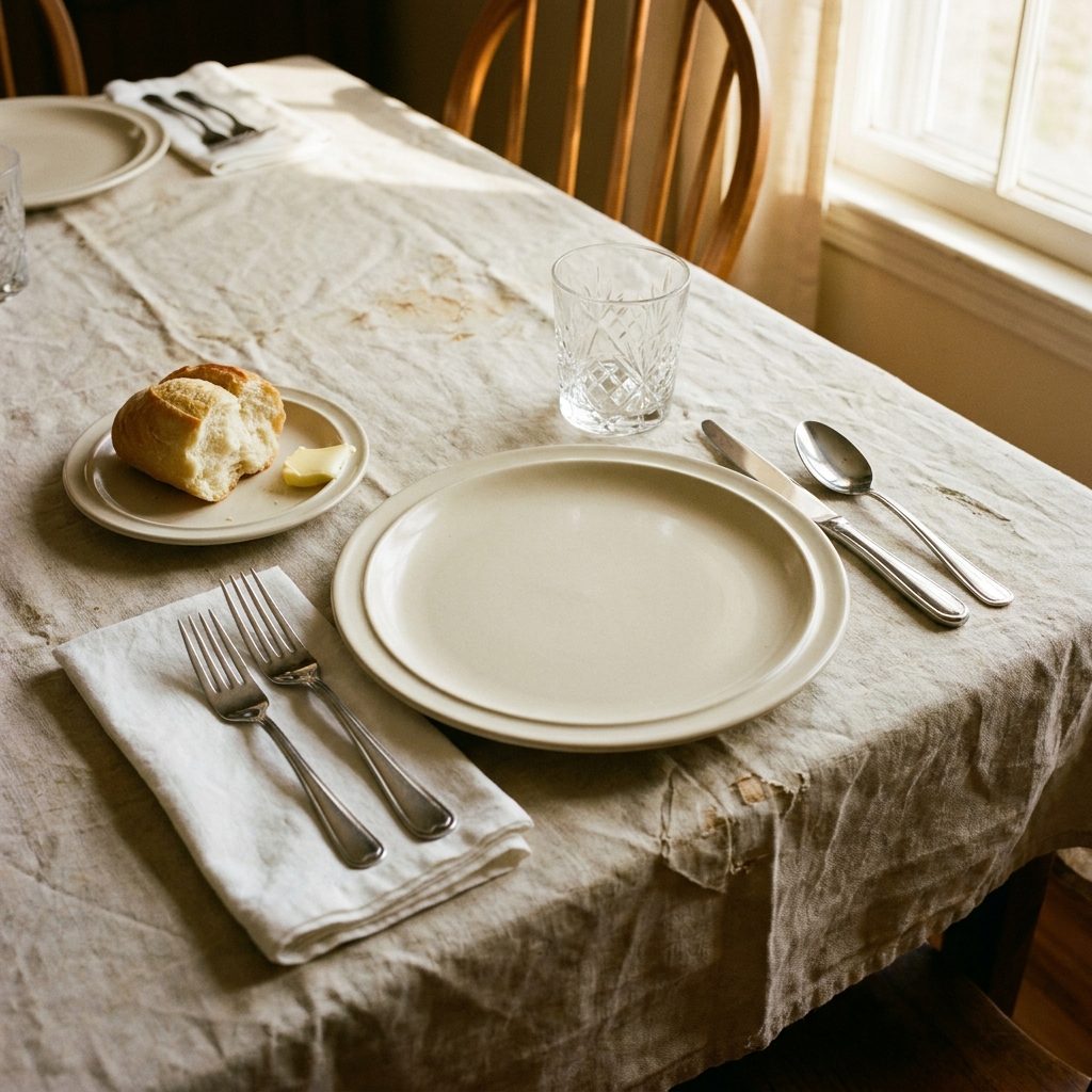 The Bread Plate That Appears Even on a Tuesday