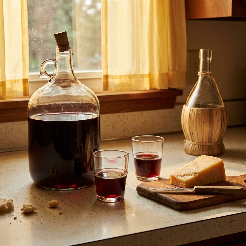 The Wine Bottle With No Label That Somebody's Uncle Made in His Basement
