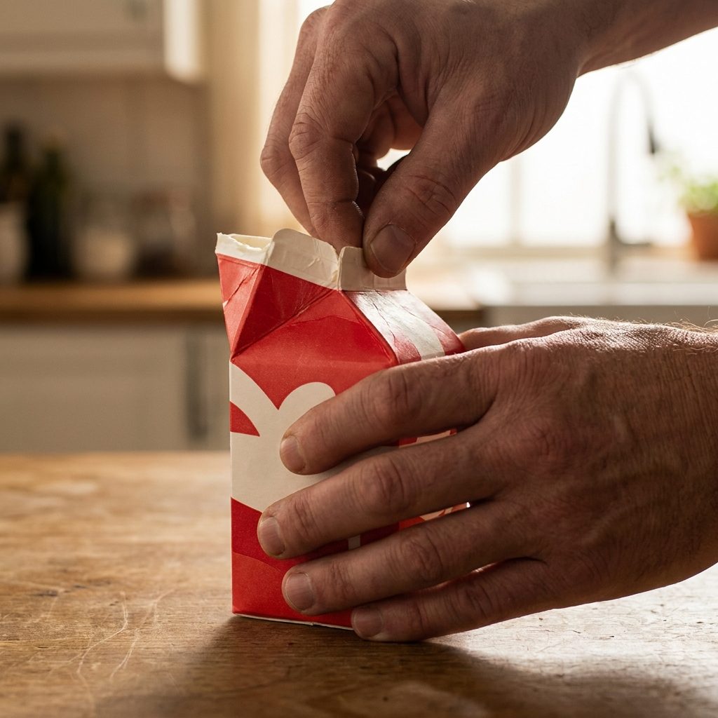 The Half-Pint Milk Carton You Had to Fight Open