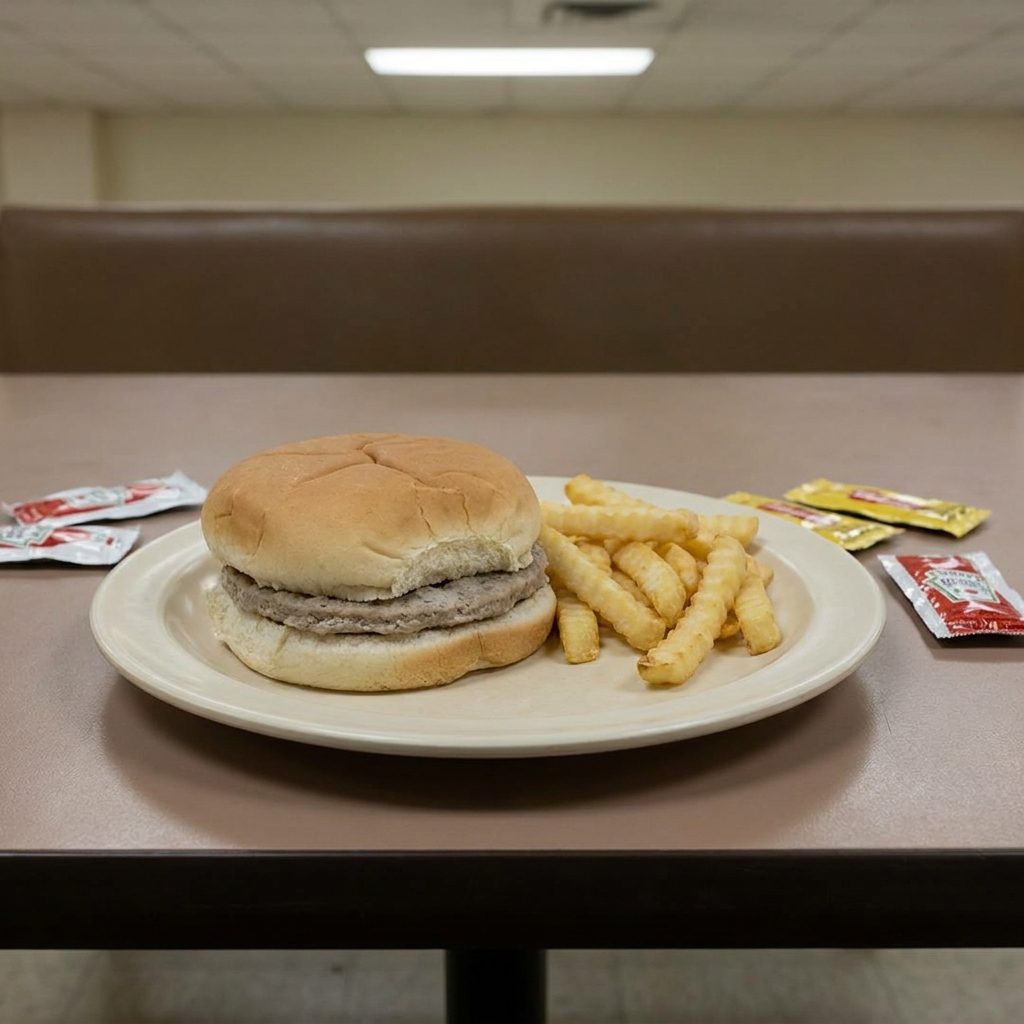 The Plain Hamburger That Came Already Assembled