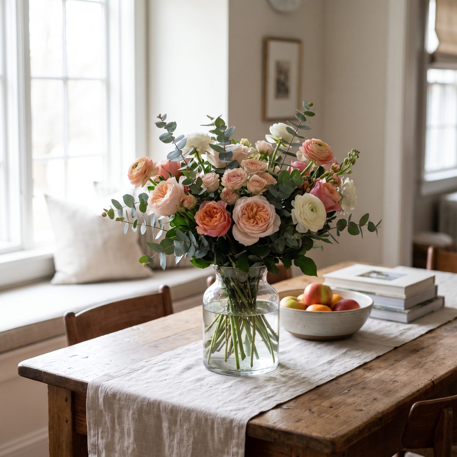A Bouquet Arranged in Its Own Take-Home Vase