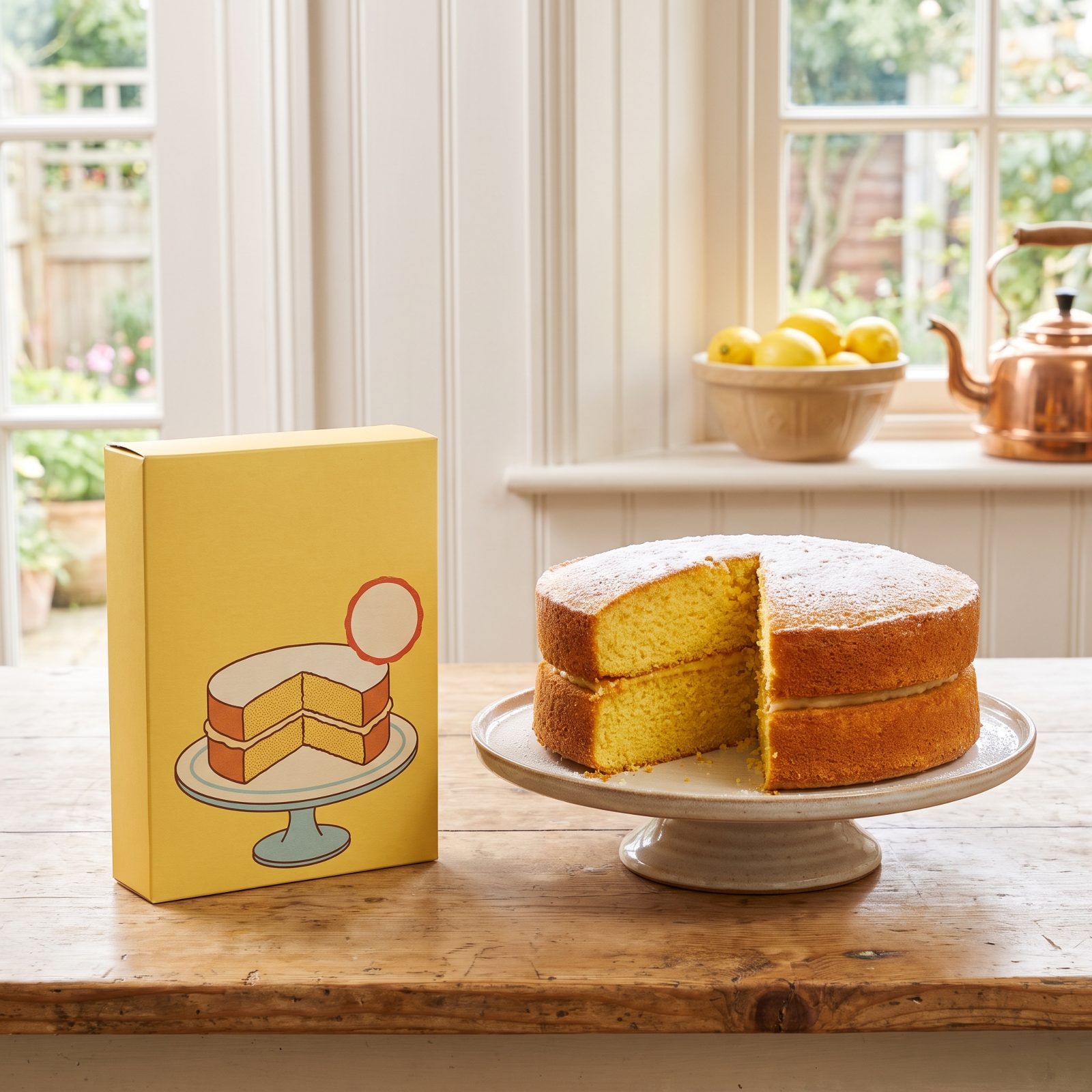 A Box of Yellow Cake Mix