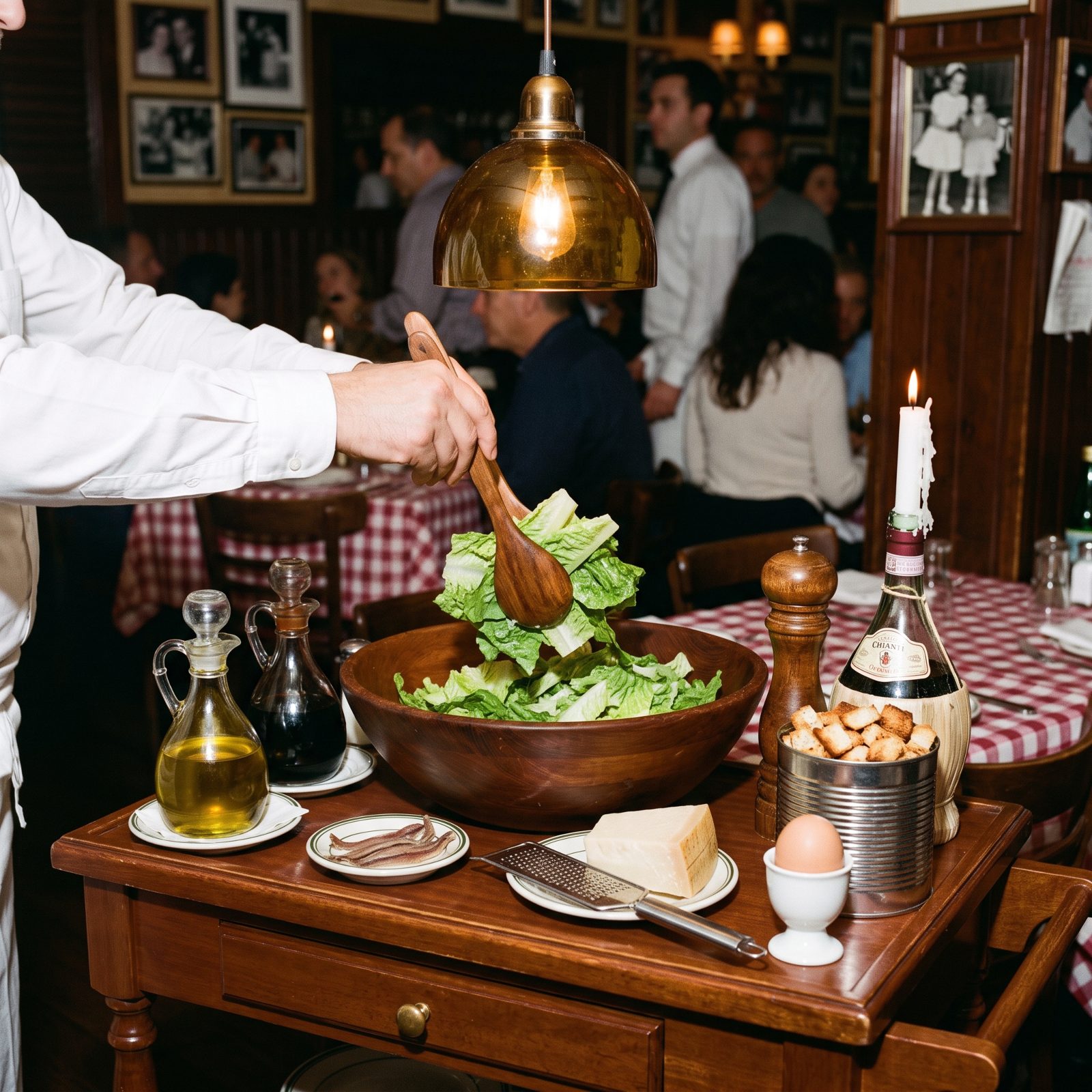 The Caesar Salad Built Right At Your Table