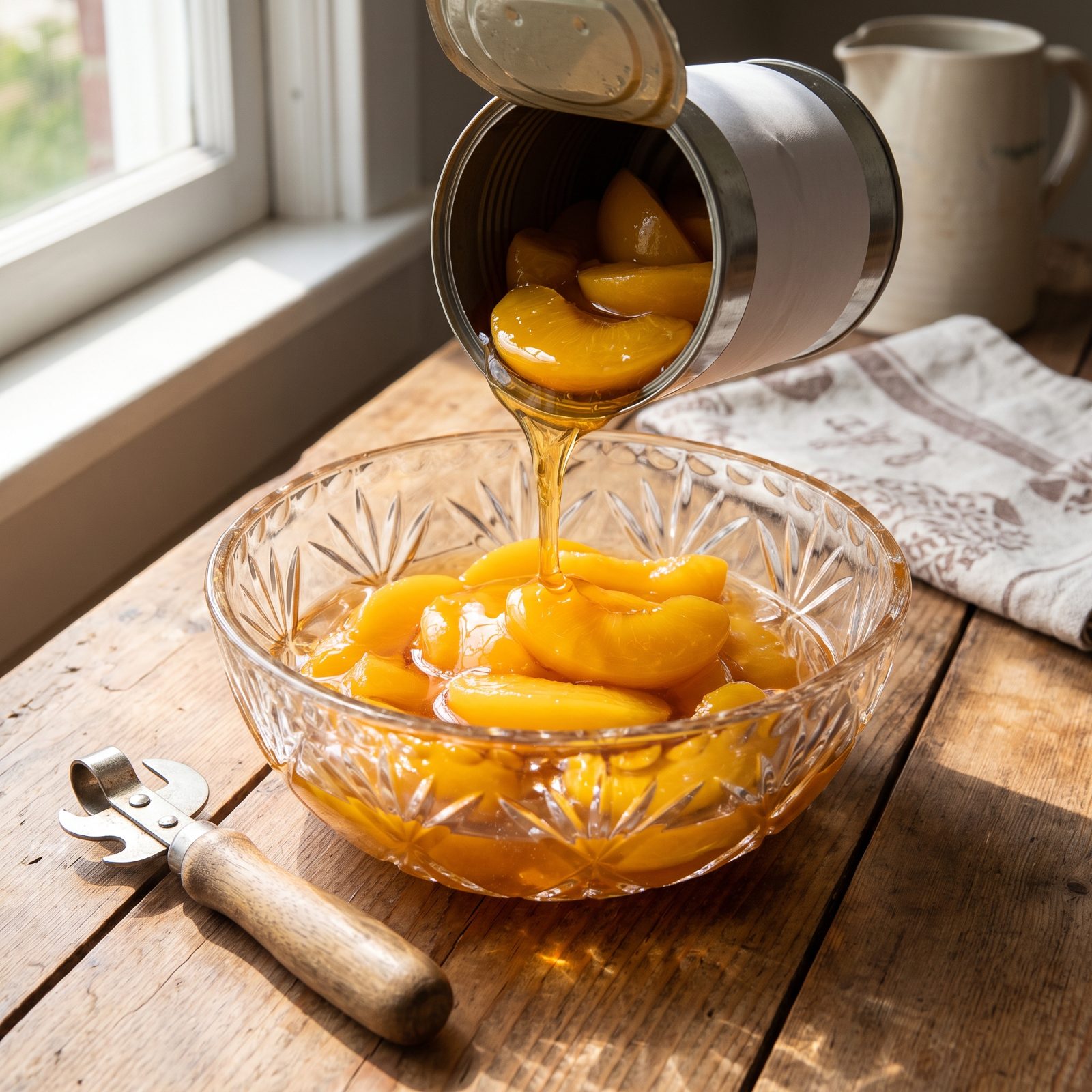 A Can of Sliced Peaches