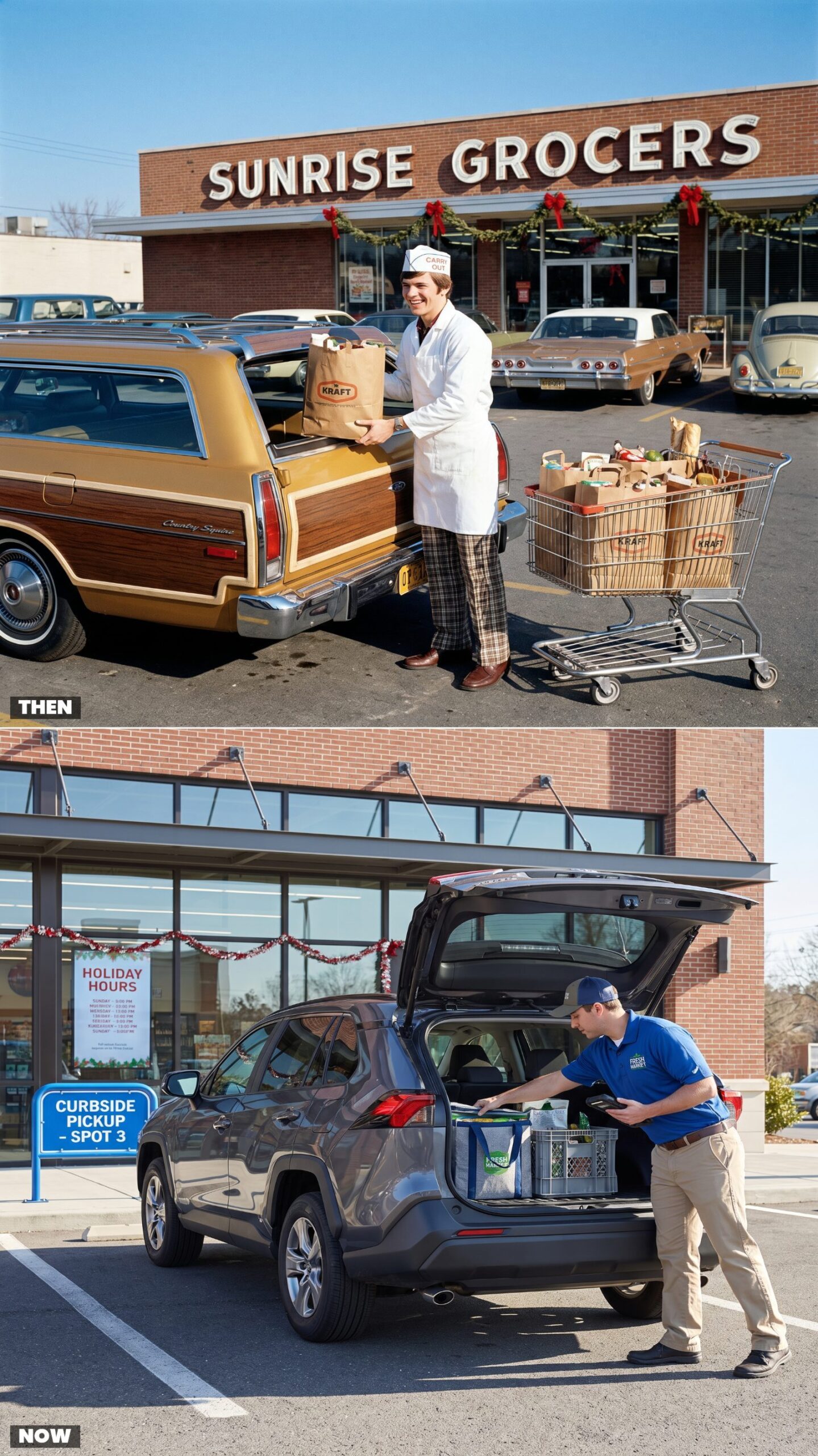 Carryout Service: Loading the Station Wagon vs. Curbside Pickup