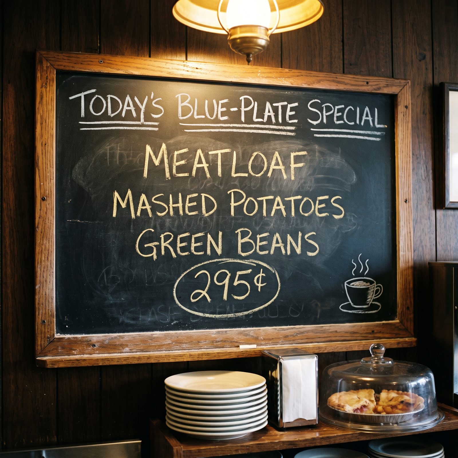 The Chalkboard Where the Blue-Plate Special Lived