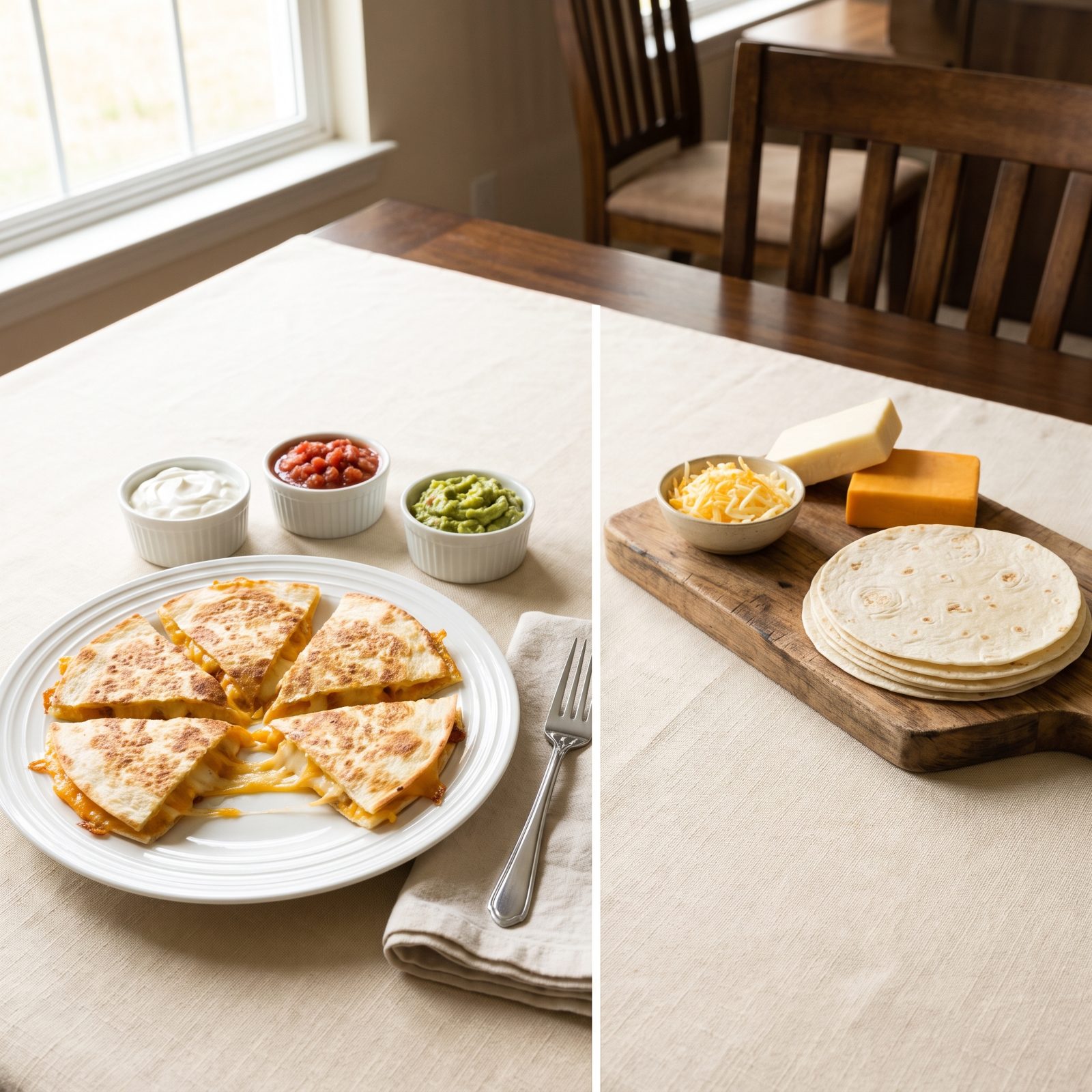 Cheese Quesadilla: Two Tortillas and a Handful of Cheese for Nine Bucks