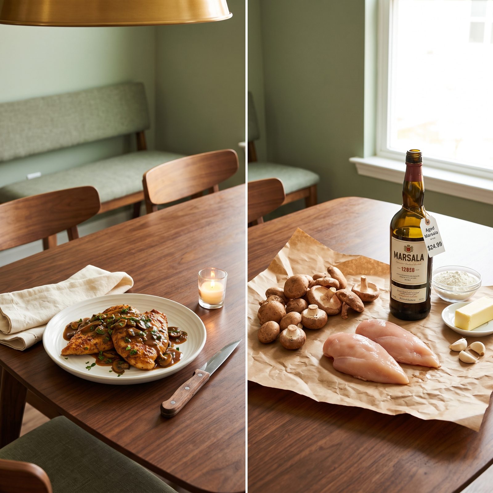 Chicken Marsala: The Wine in the Pan Costs More Than the Bird