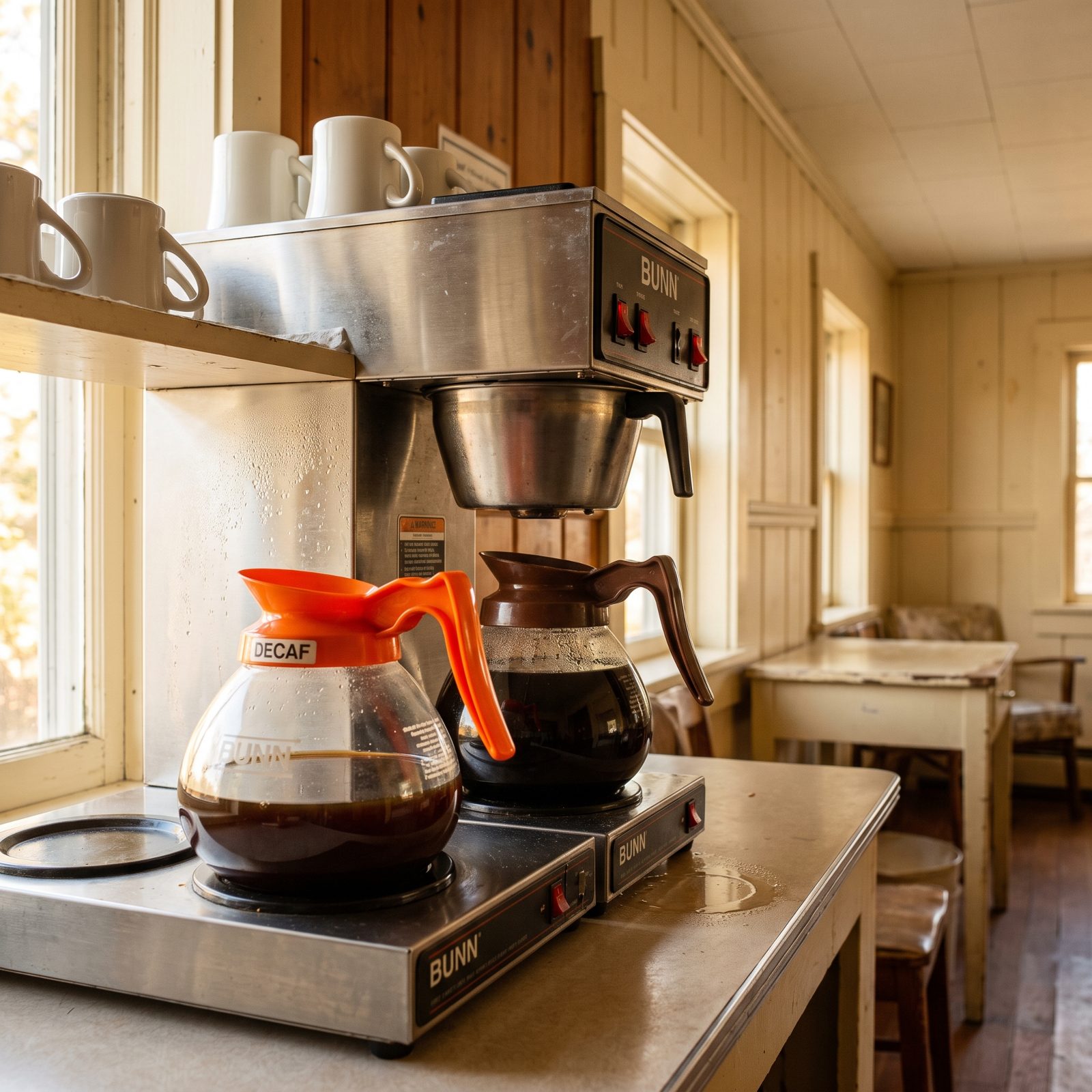 Coffee Pots You Read by the Color of the Handle