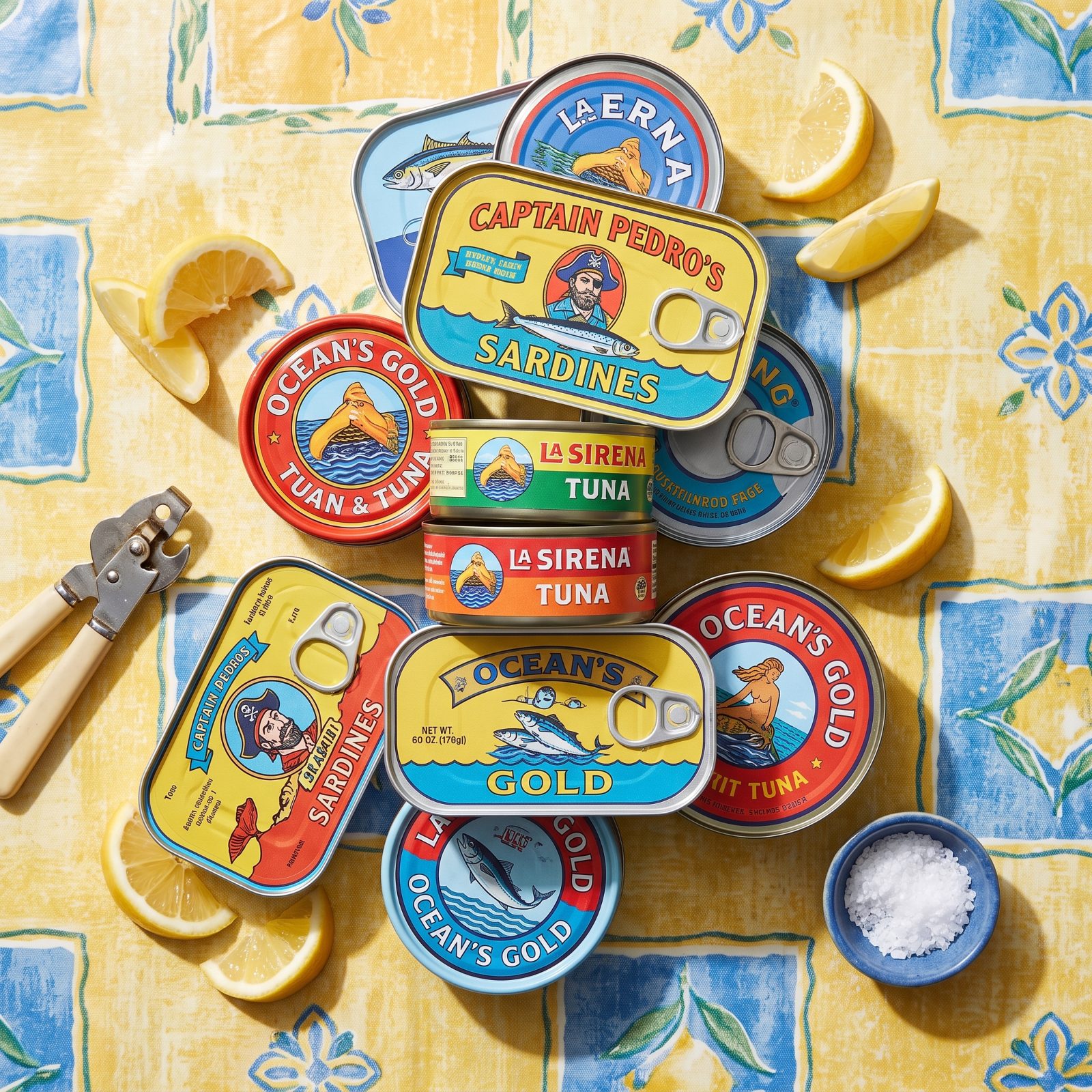 A Collection of Beautifully Packaged Tinned Fish