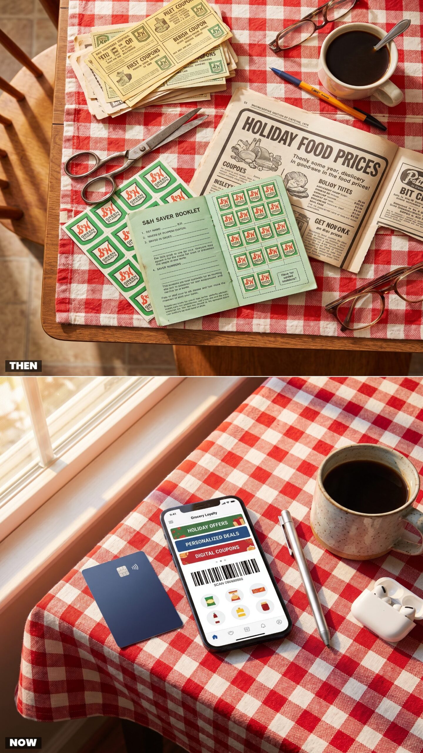 Deals and Rewards: Clipped Coupons and Green Stamps vs. App Offers