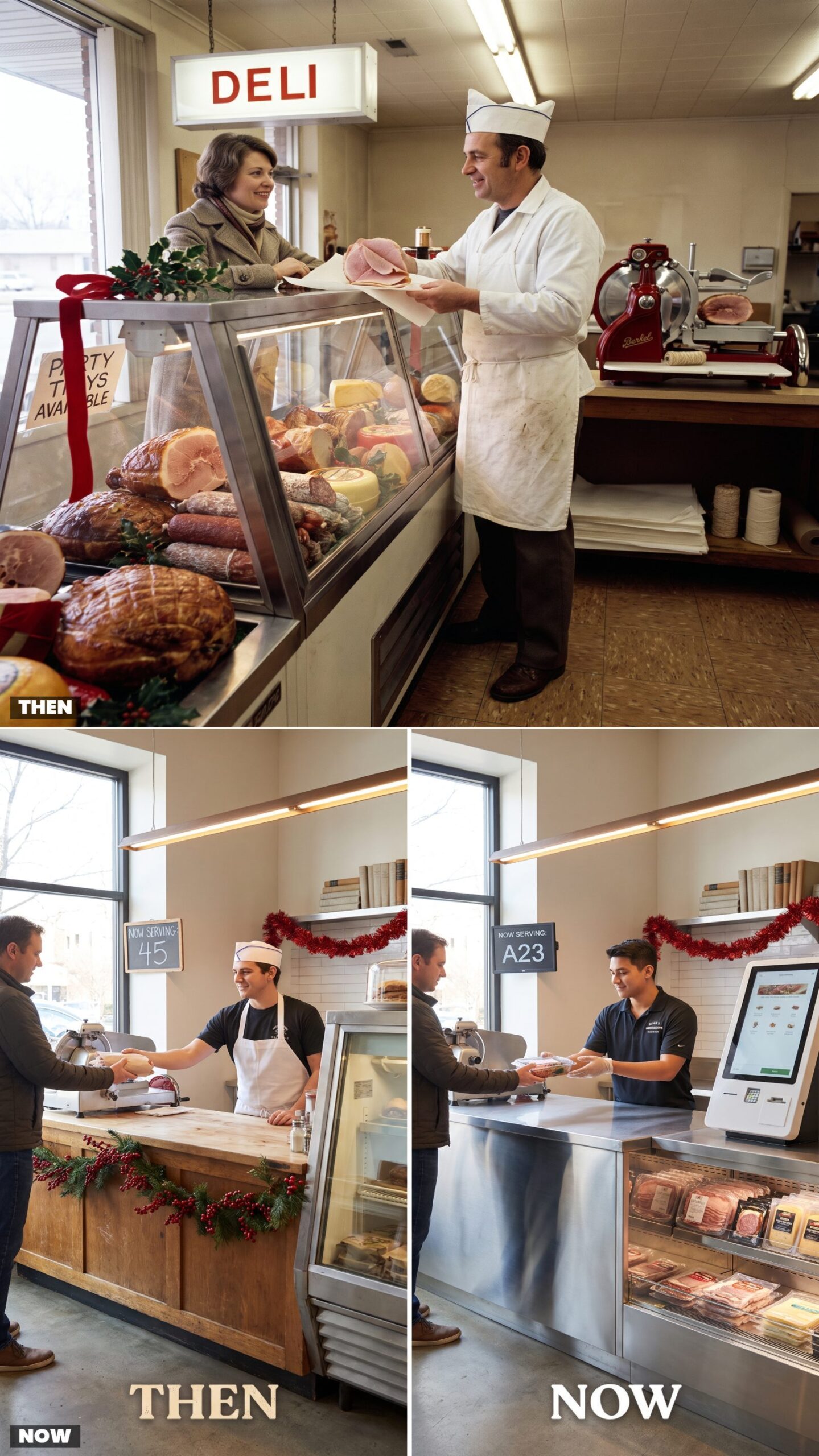 Deli Counters: Hand-Sliced Party Meats vs. Digital Kiosks and Grab-and-Go Packs