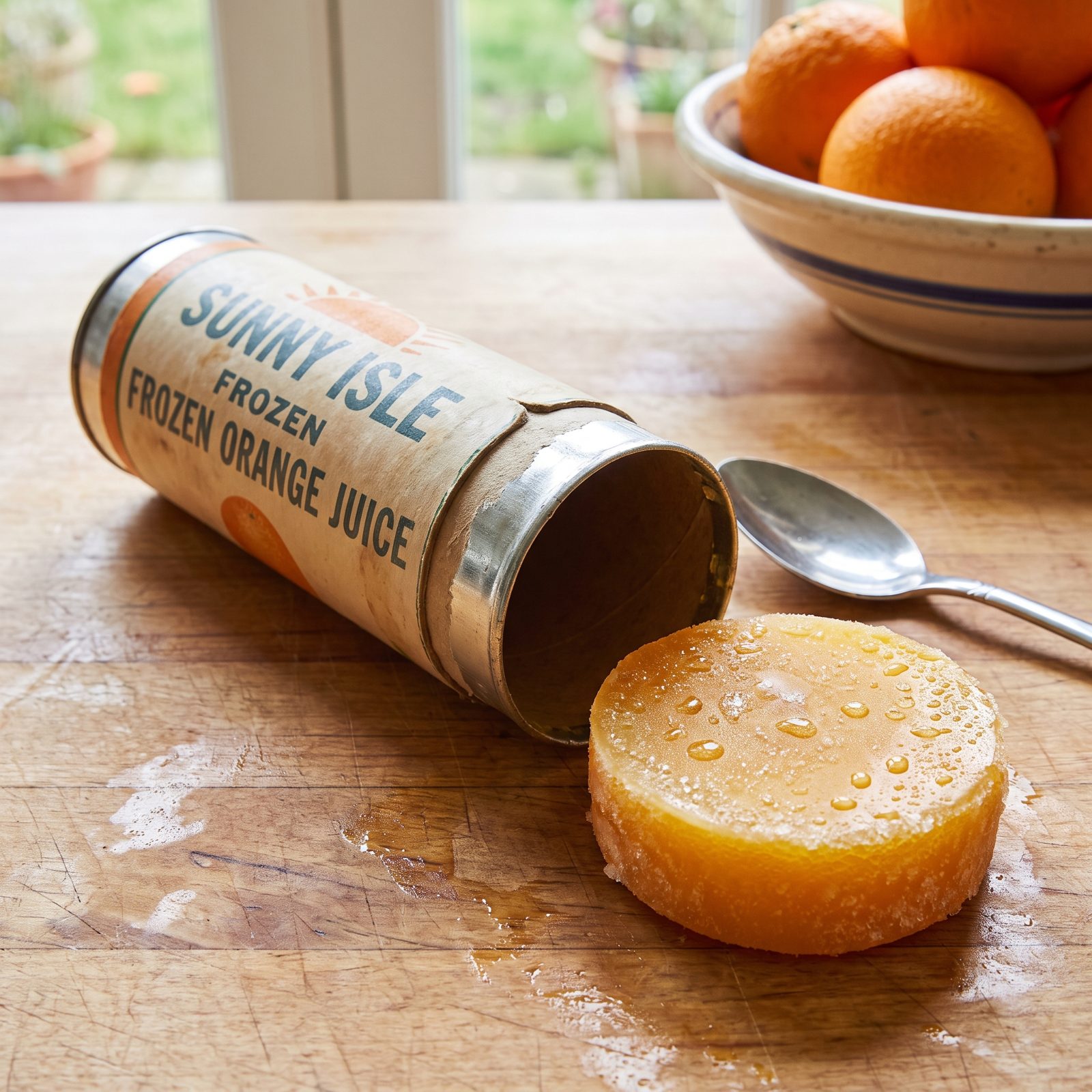 Frozen Orange Juice Concentrate You Stirred to Life