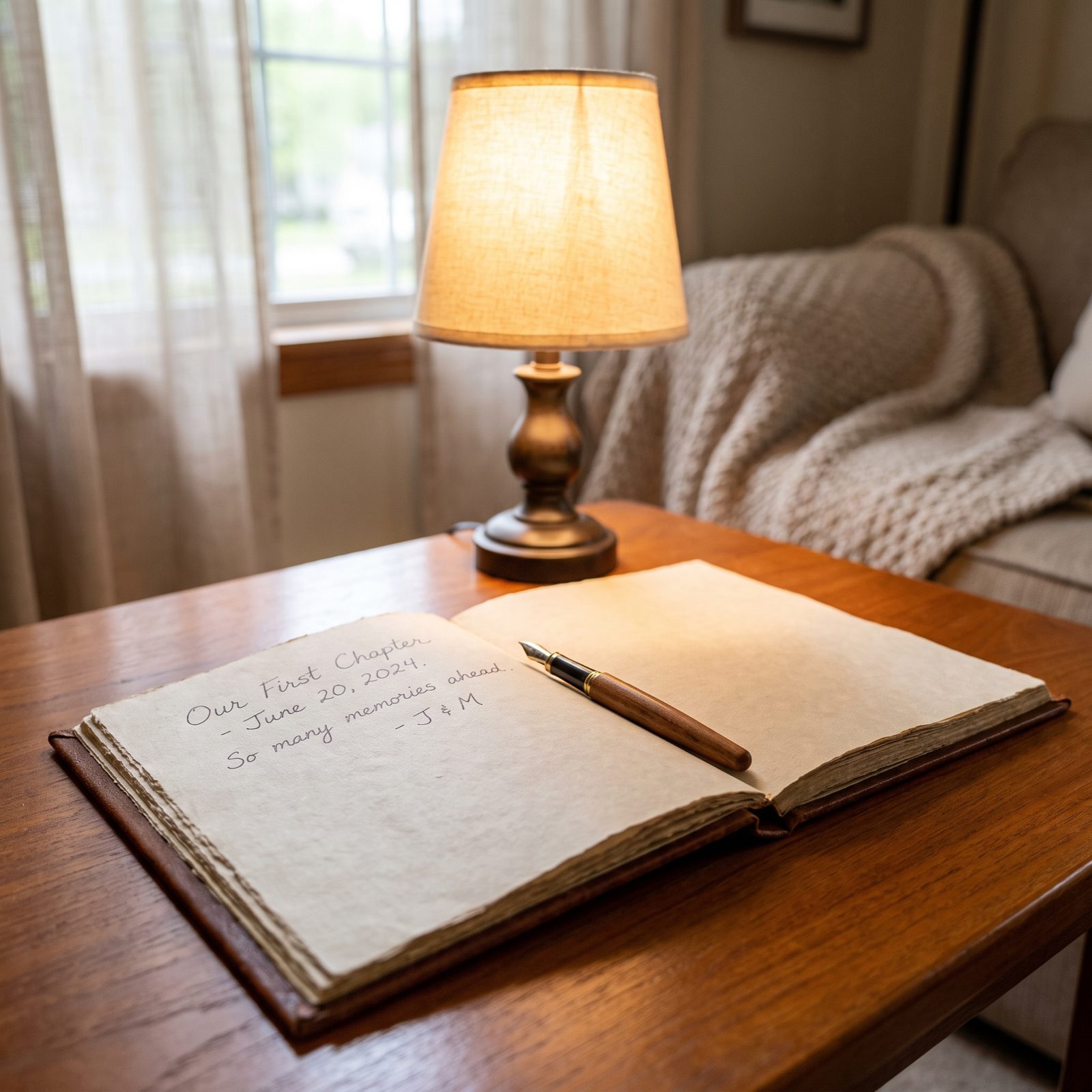 A Guest Book With the First Memory Already Written