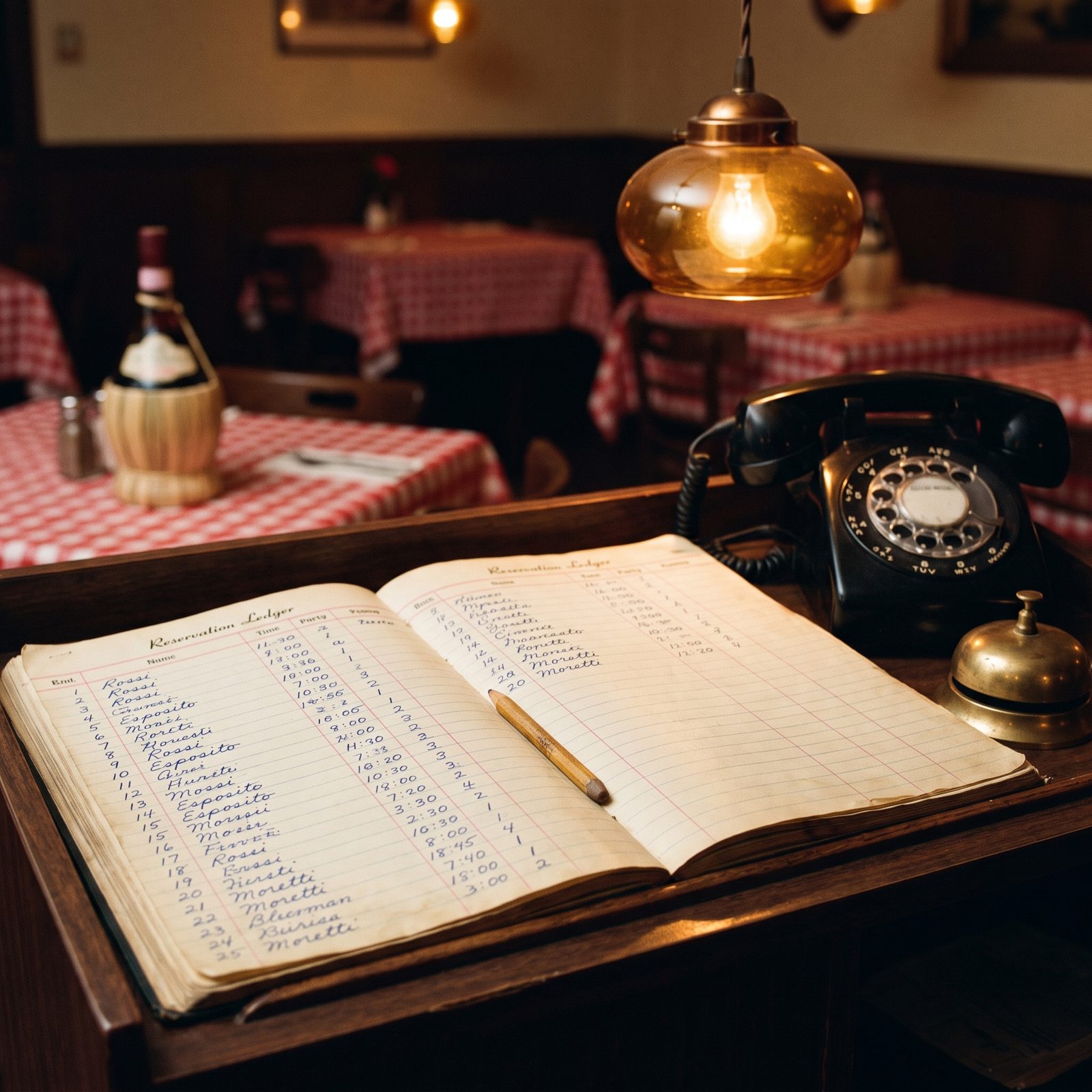 The Hostess Ledger Where Every Name Got Written by Hand