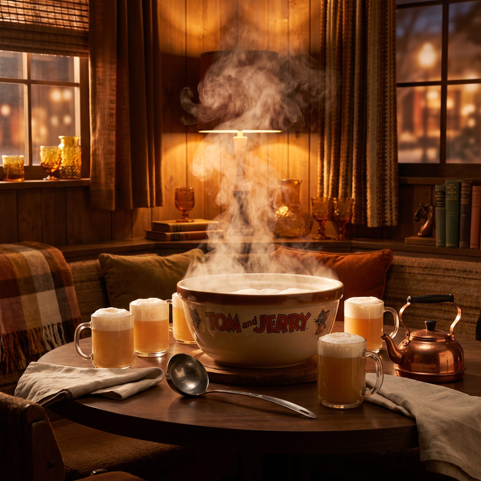 Hot Tom and Jerry Punch, Steaming From the Bowl