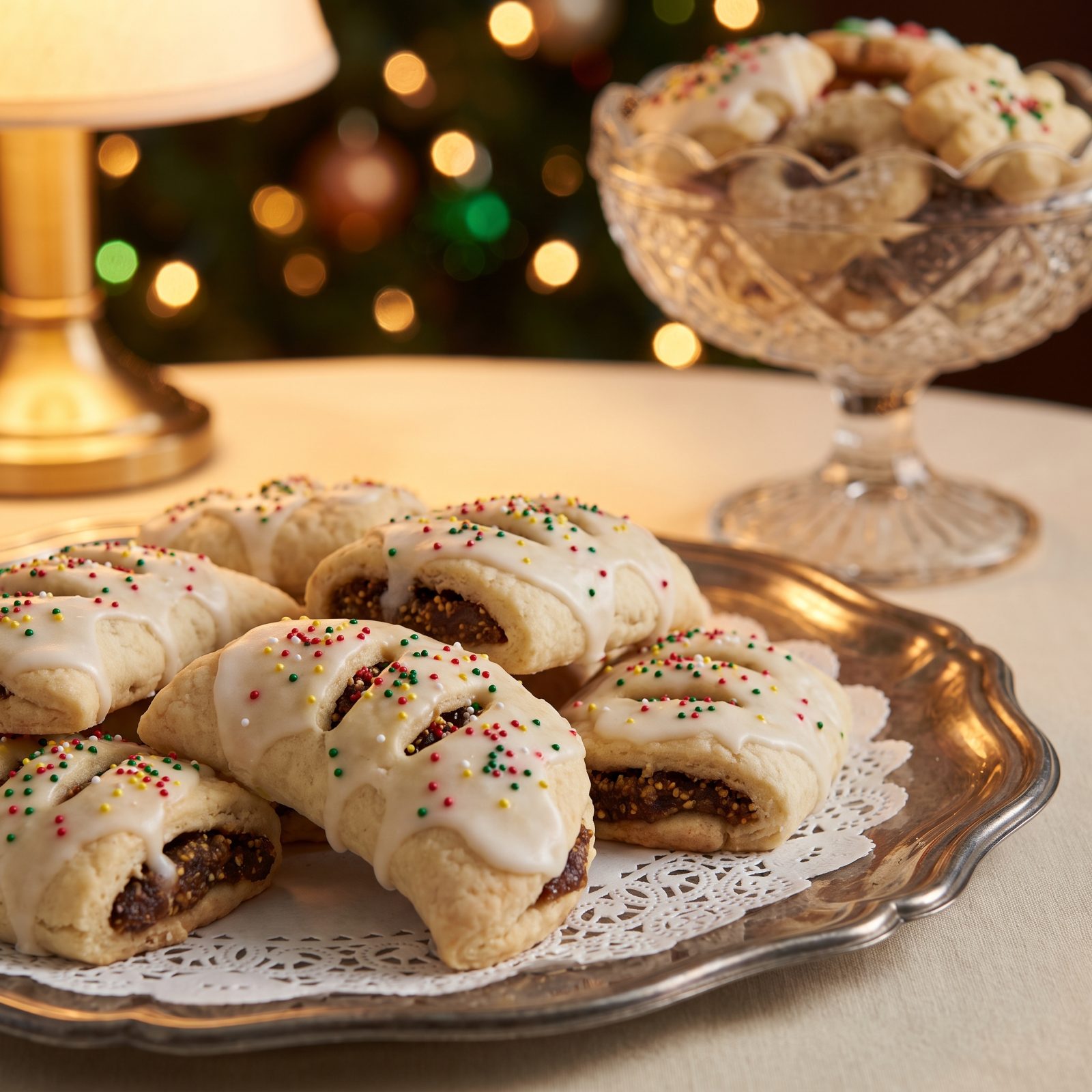 Italian Cuccidati Filled With Figs and Nuts