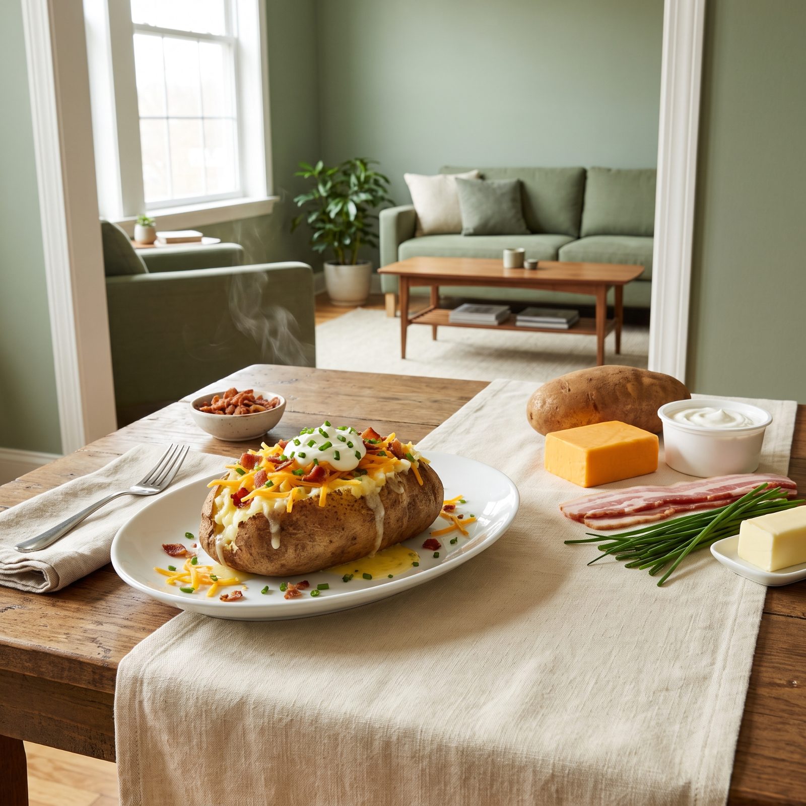 Loaded Baked Potato: A Dollar Spud With a Twelve-Dollar Costume
