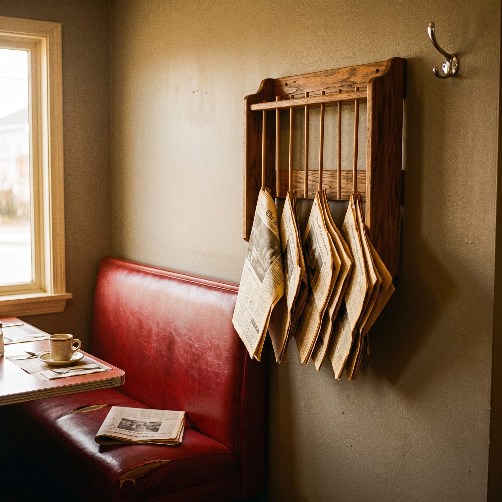 The Newspaper Rack for the Solo Diner