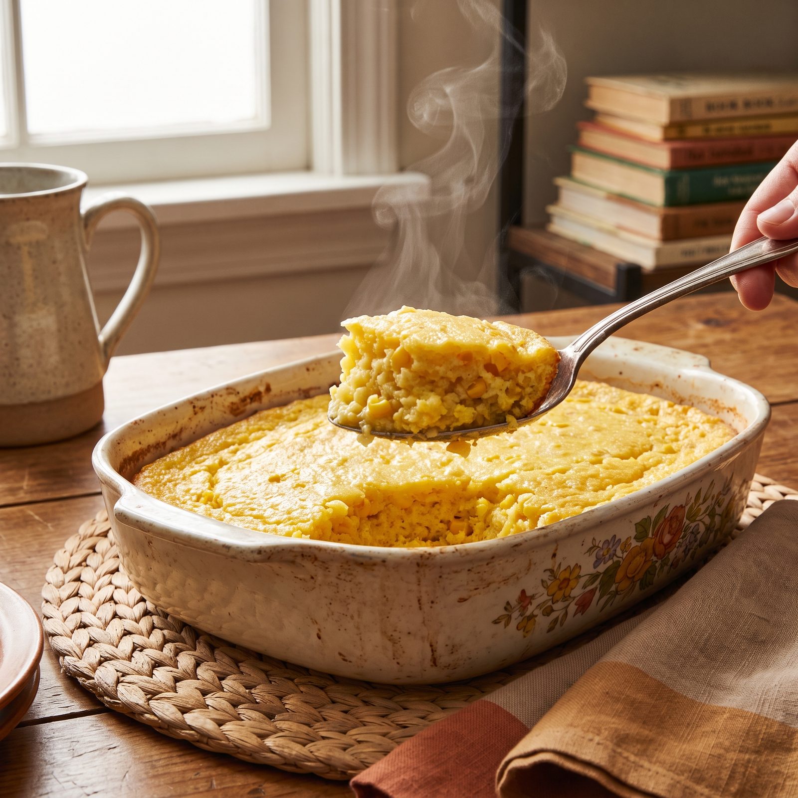 Old-Fashioned Corn Spoon Bread