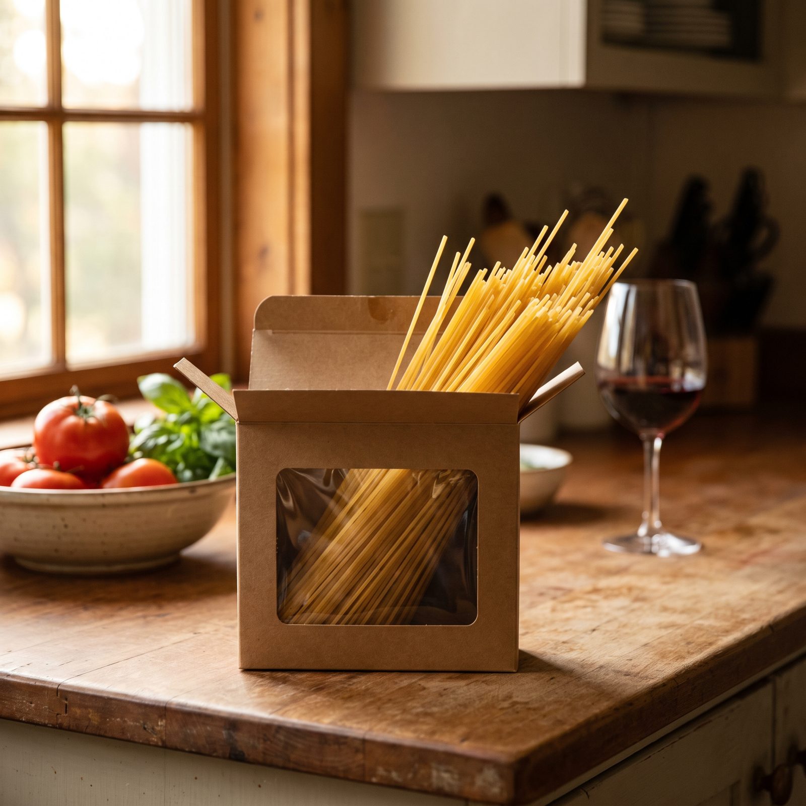 A One-Pound Box of Spaghetti
