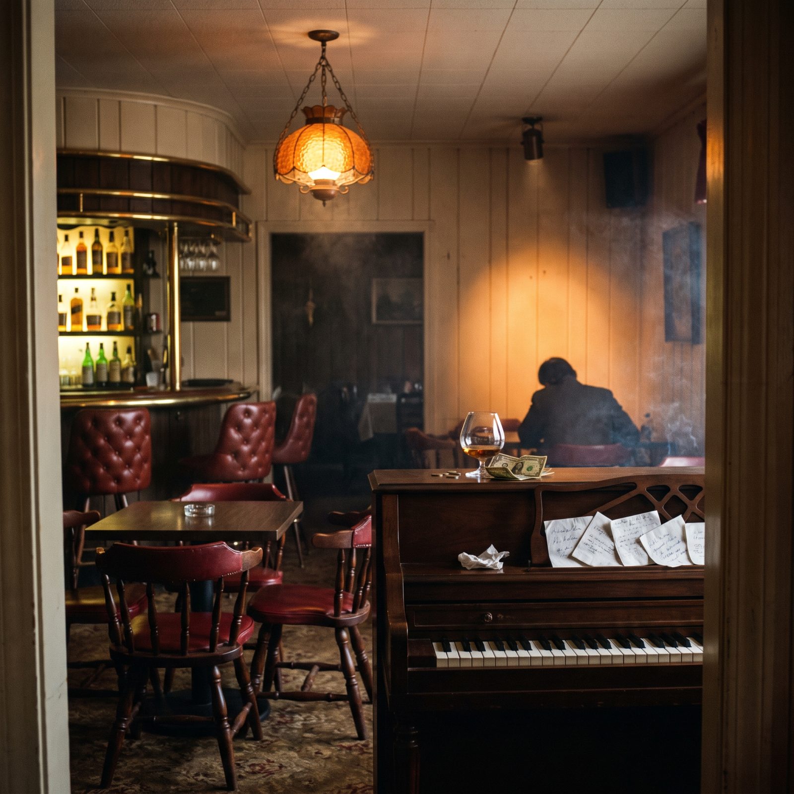 The Piano Player Taking Requests in the Lounge