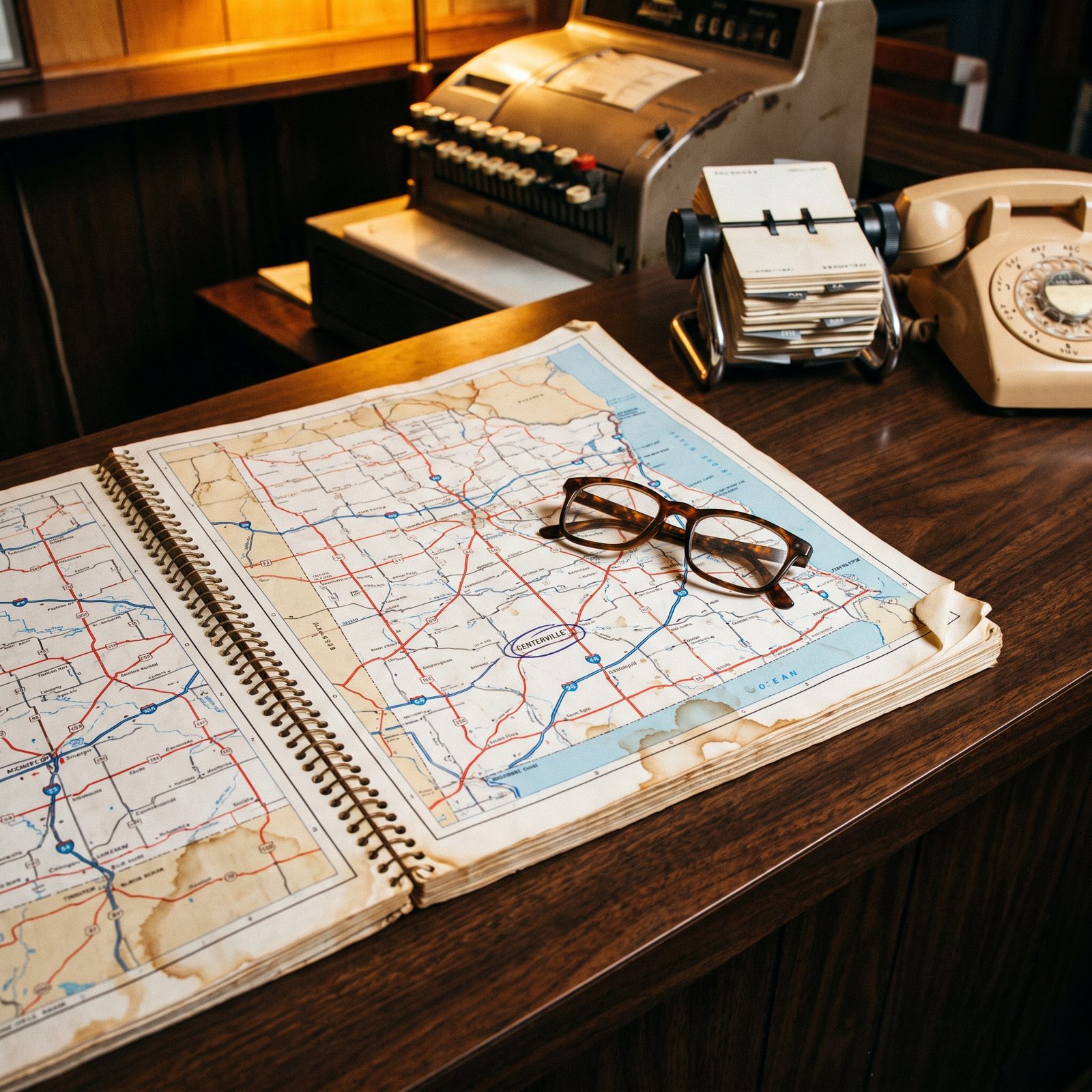 The Road Atlas Kept Beside the Cash Register