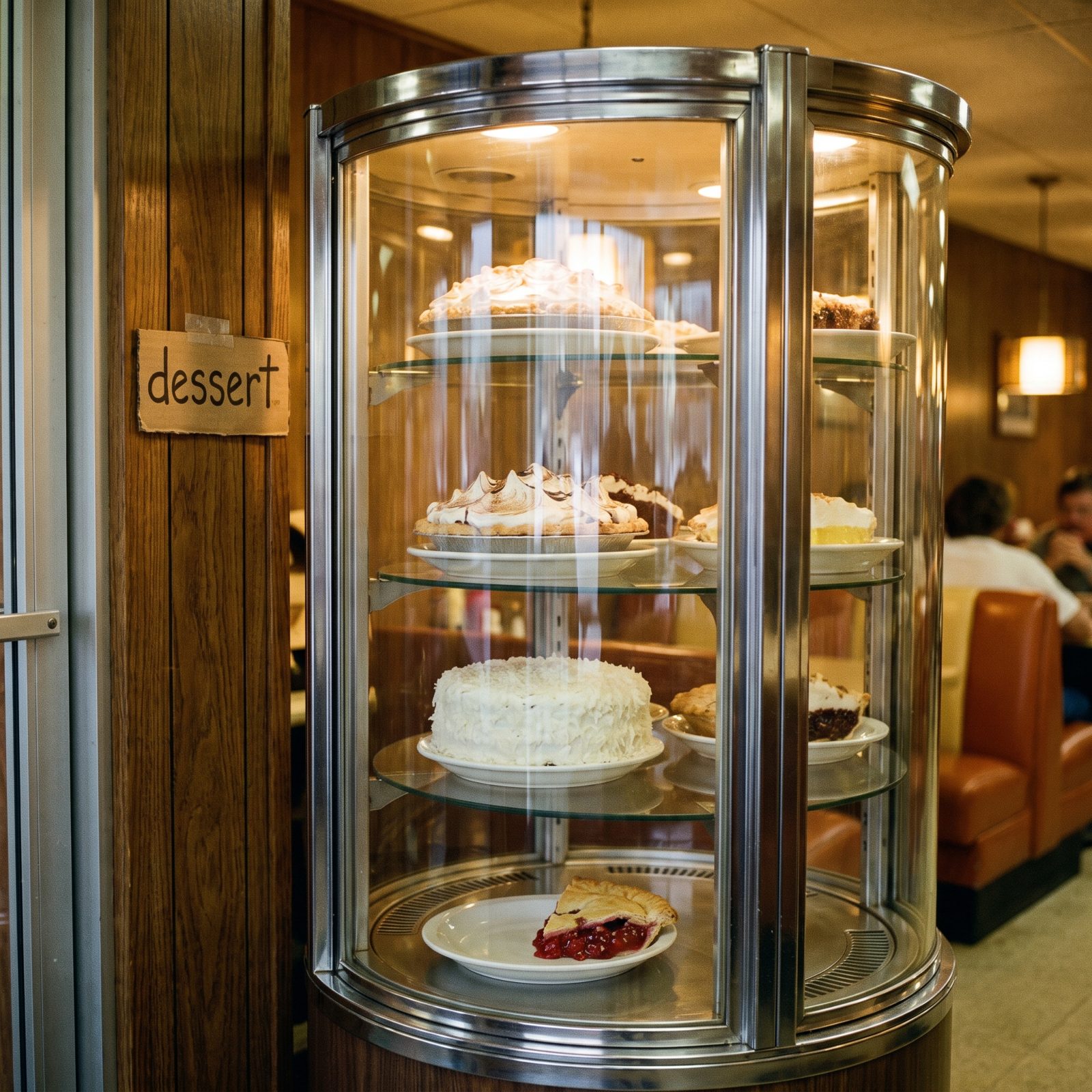 The Rotating Glass Dessert Case That Hypnotized You