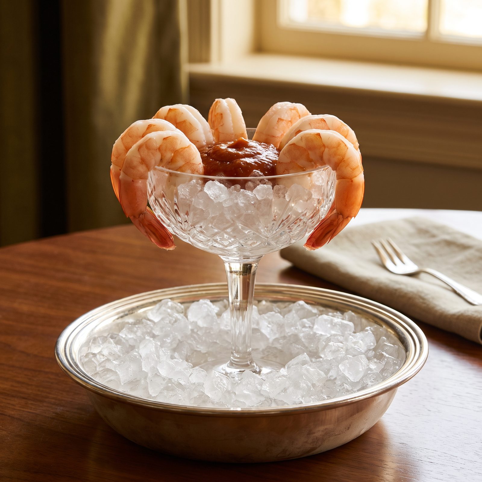 Shrimp Cocktail in Individual Glasses