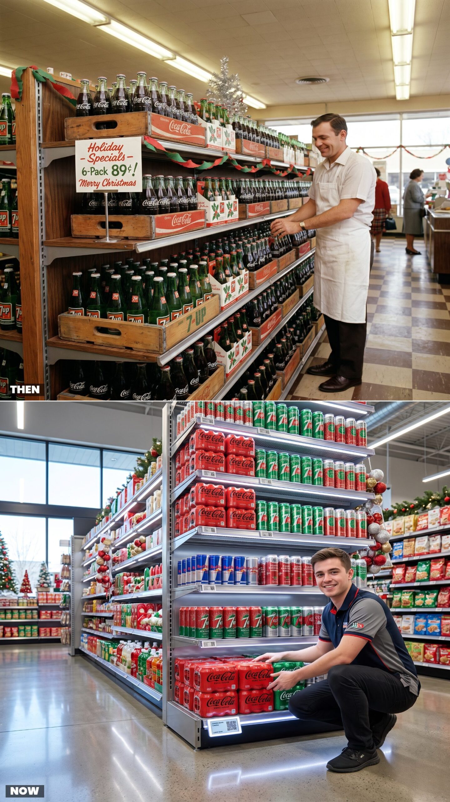 Soft-Drink Displays: Returnable Glass Bottles vs. Zero-Sugar Multipacks