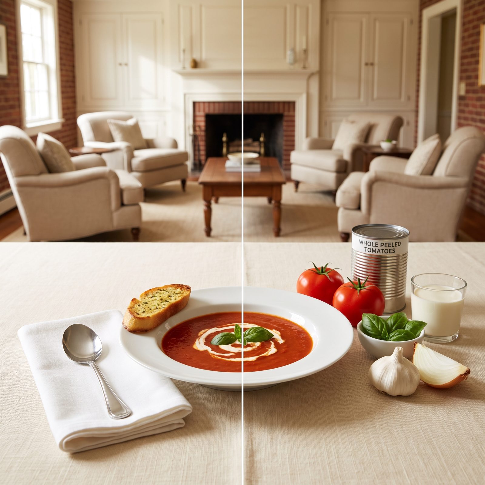 Tomato Basil Soup: The Eight-Dollar Bowl of Canned Tomatoes