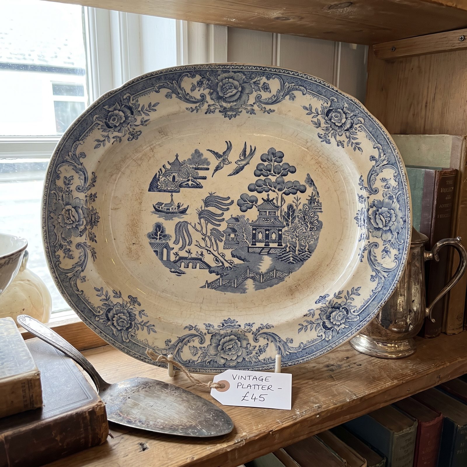 A Vintage Serving Platter Chosen for the Host