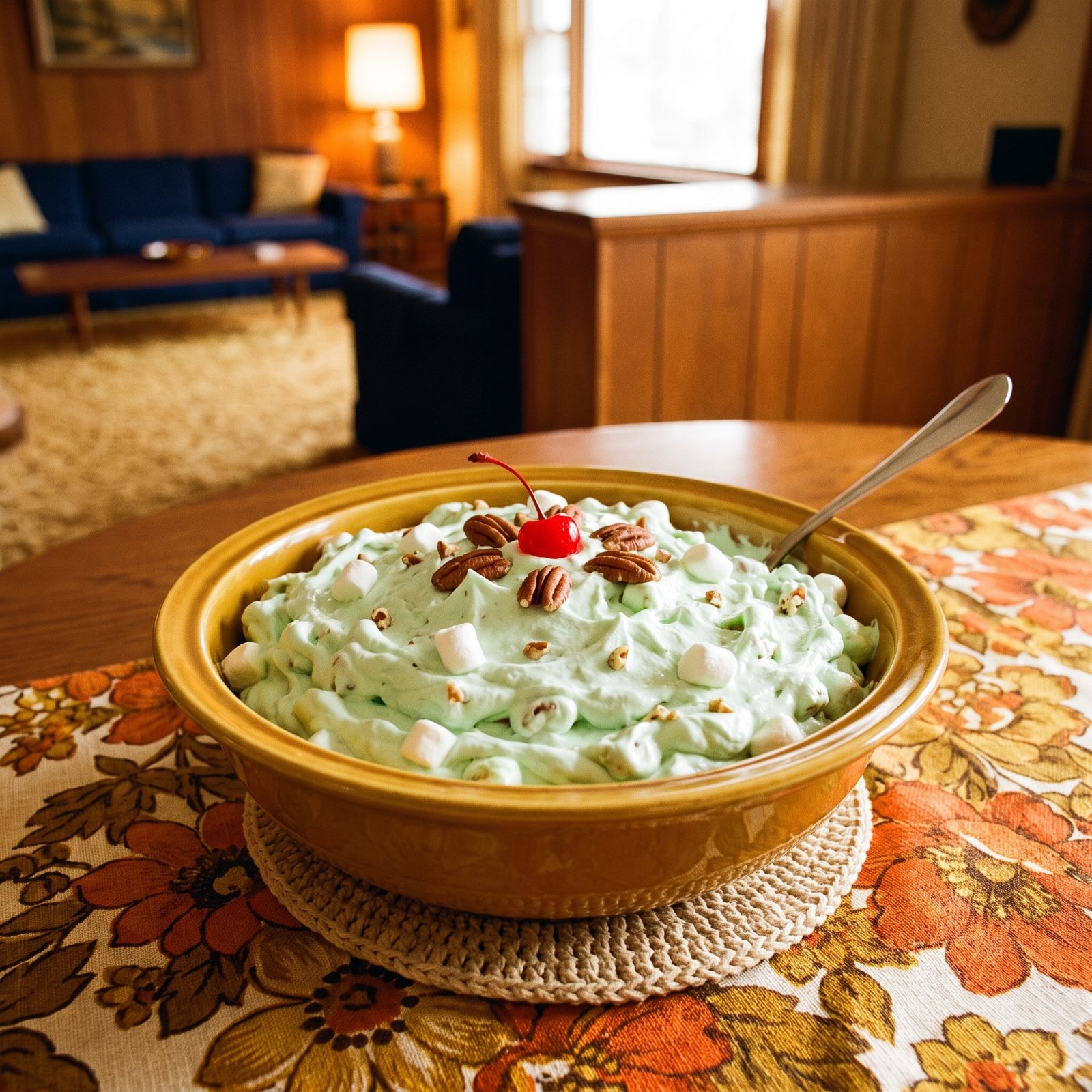 Watergate Salad, Green From Pistachio Pudding