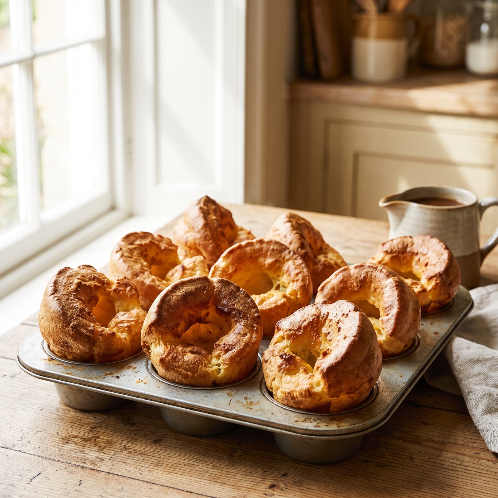 Yorkshire Pudding With Beef Drippings