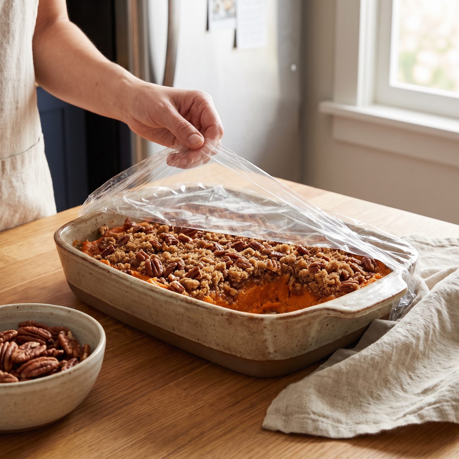 2 Days Out: Assemble the Sweet Potato Casserole