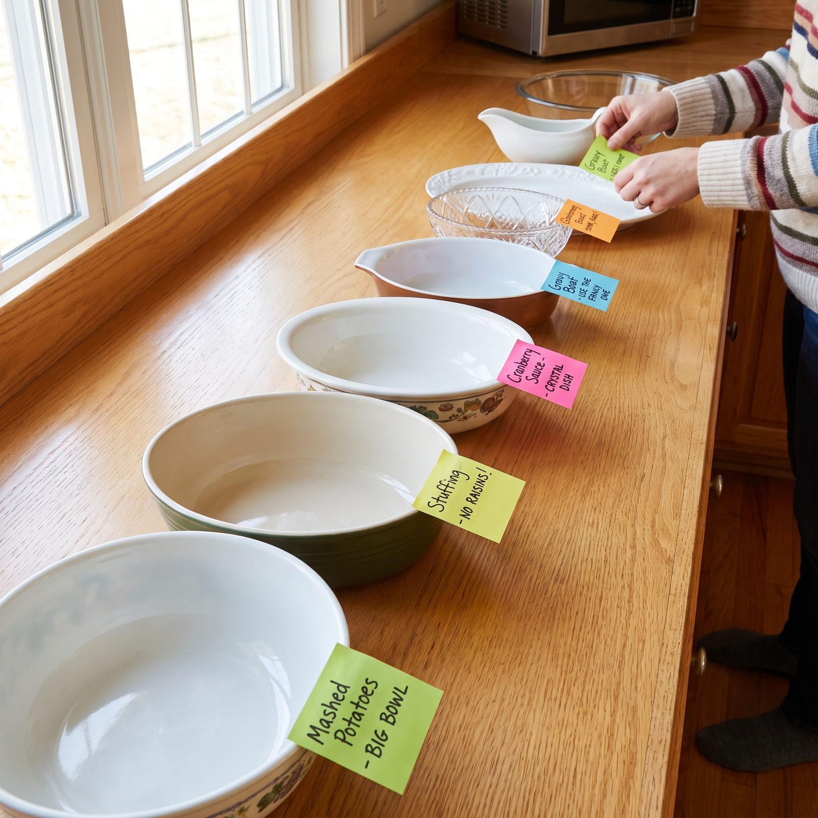 2 Days Out: Label Every Serving Dish