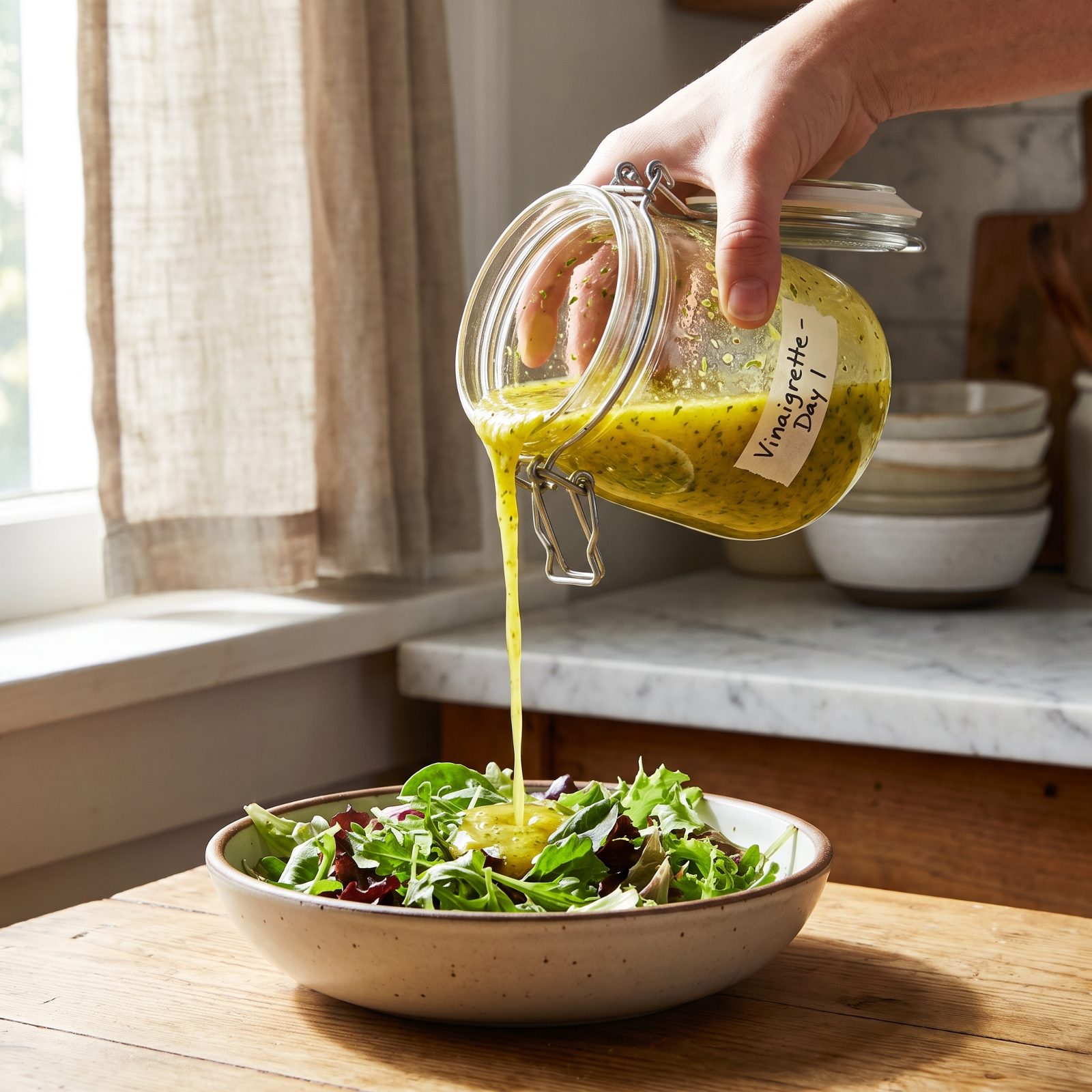 4 Days Out: Make the Salad Dressing