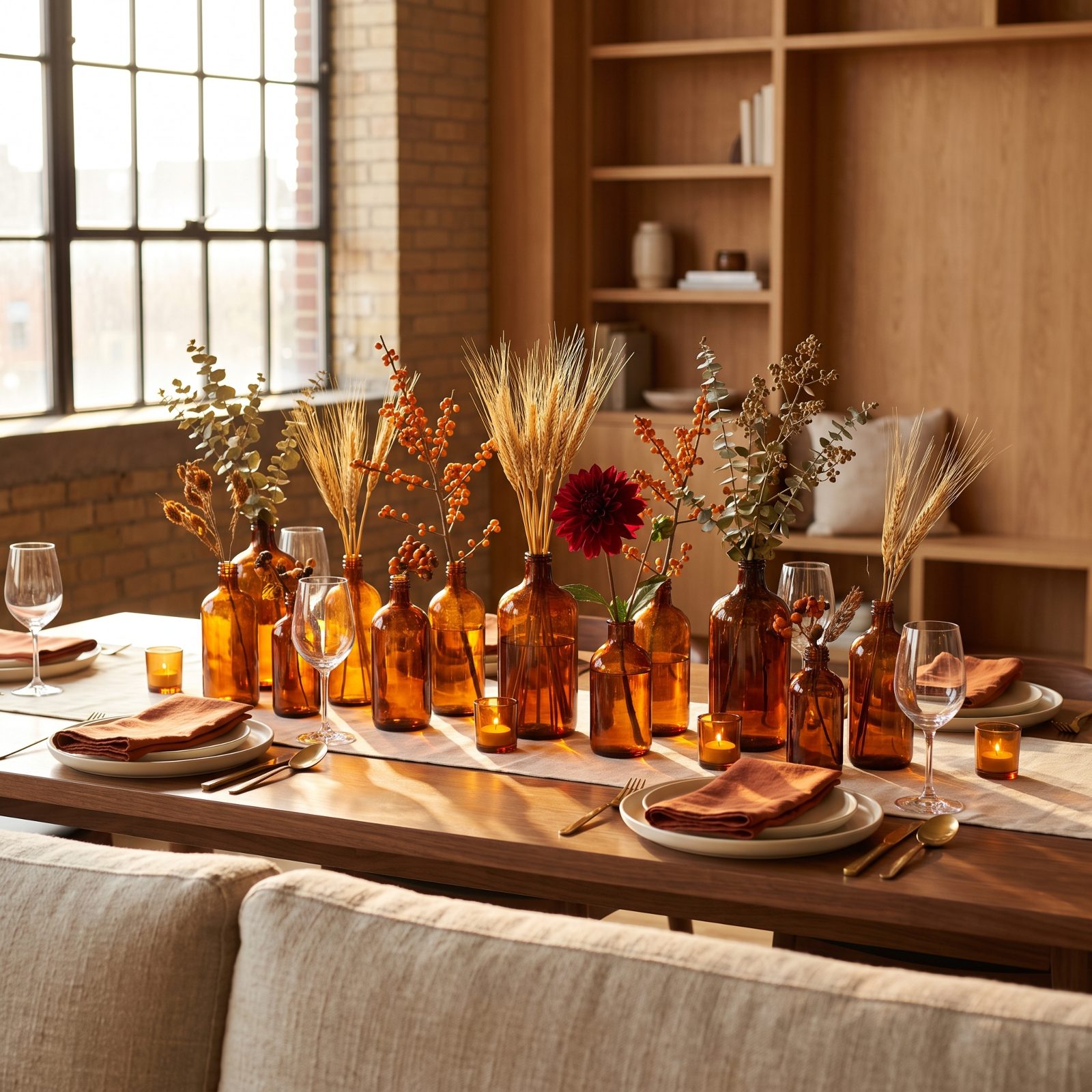 An Amber Apothecary Bottle Meadow
