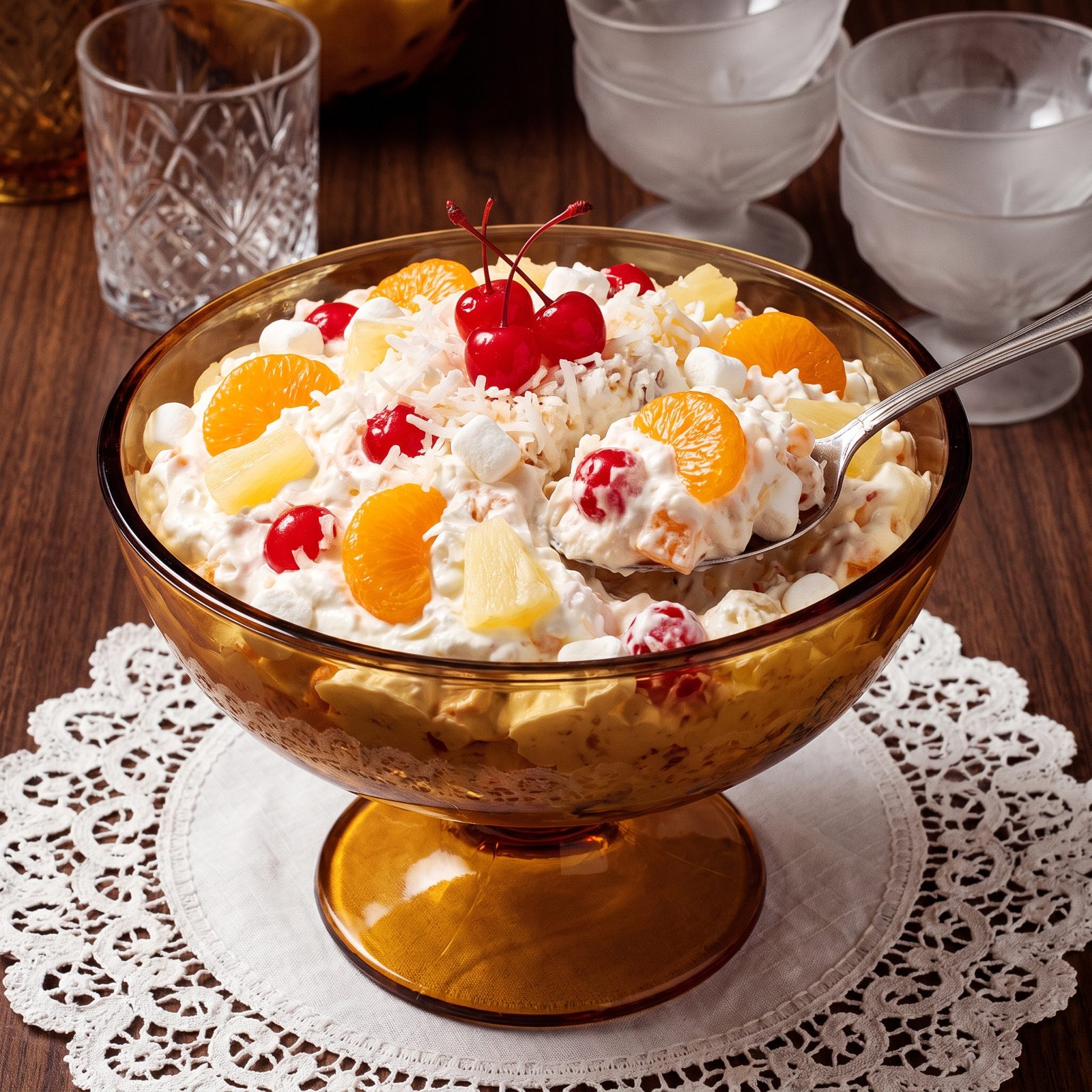 Ambrosia With Mini Marshmallows
