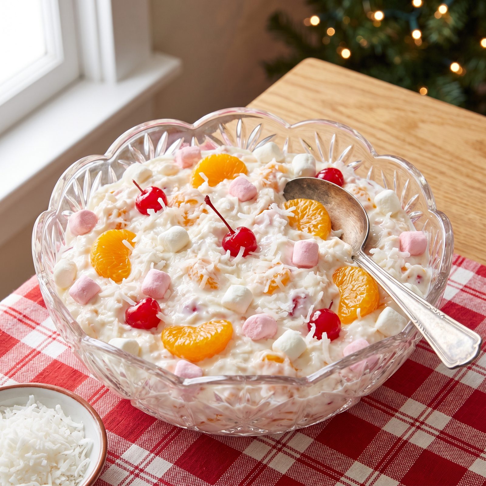 Ambrosia Salad With Mandarin Oranges and Coconut