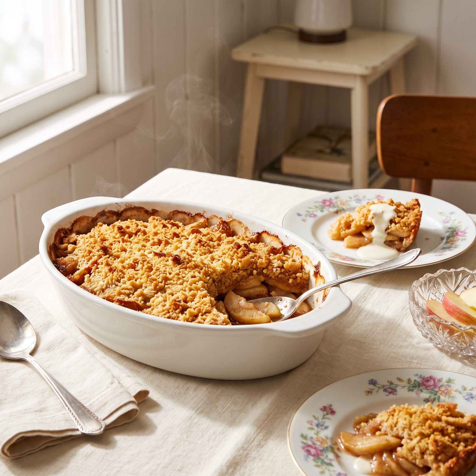 Apple Brown Betty, Straight From the Still-Warm Baking Dish