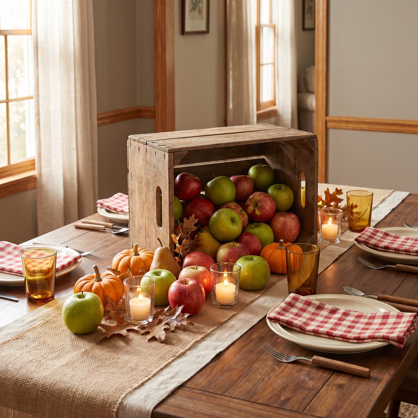 The Apple-Crate Orchard Table