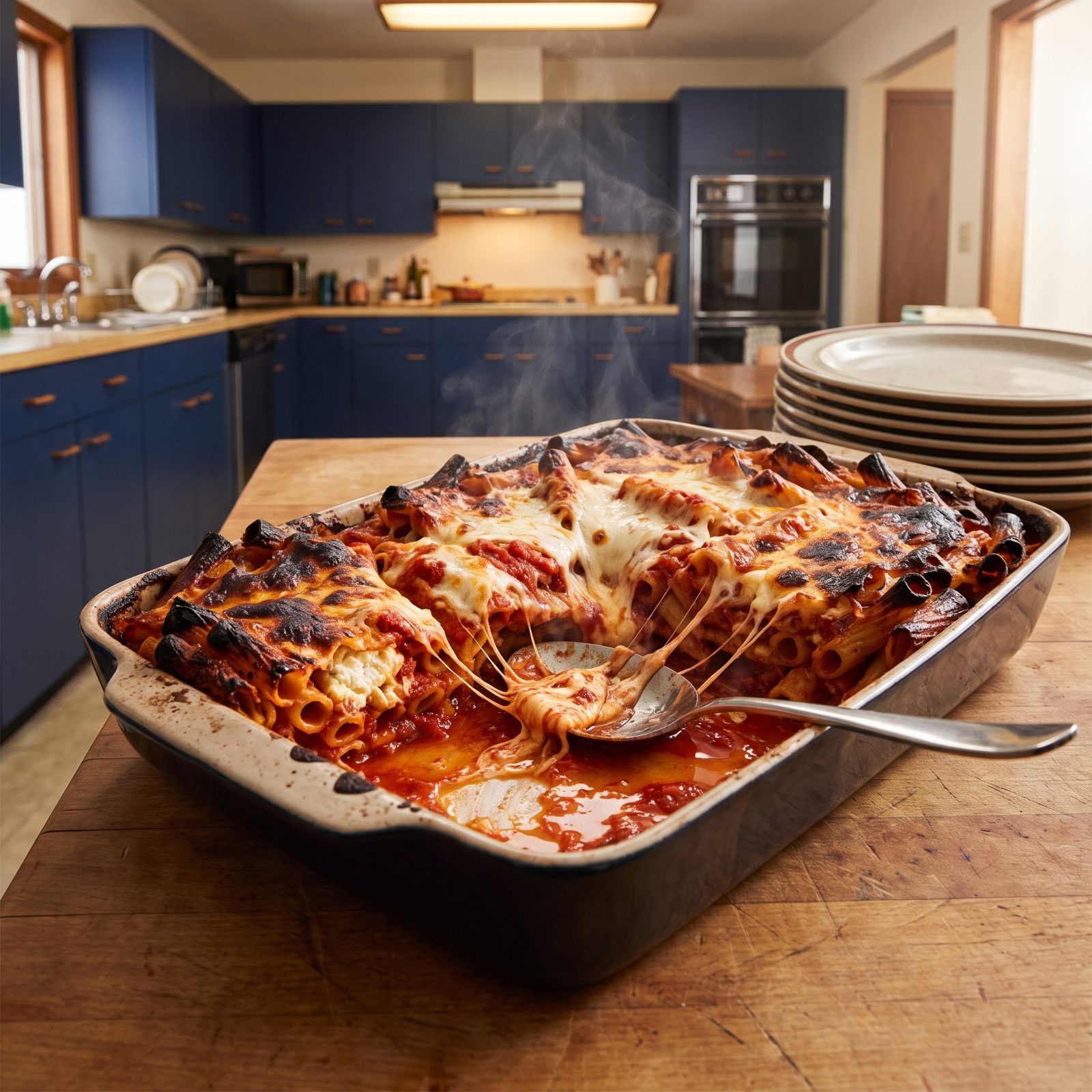 Baked Ziti With Crisp, Nearly Burnt Corners